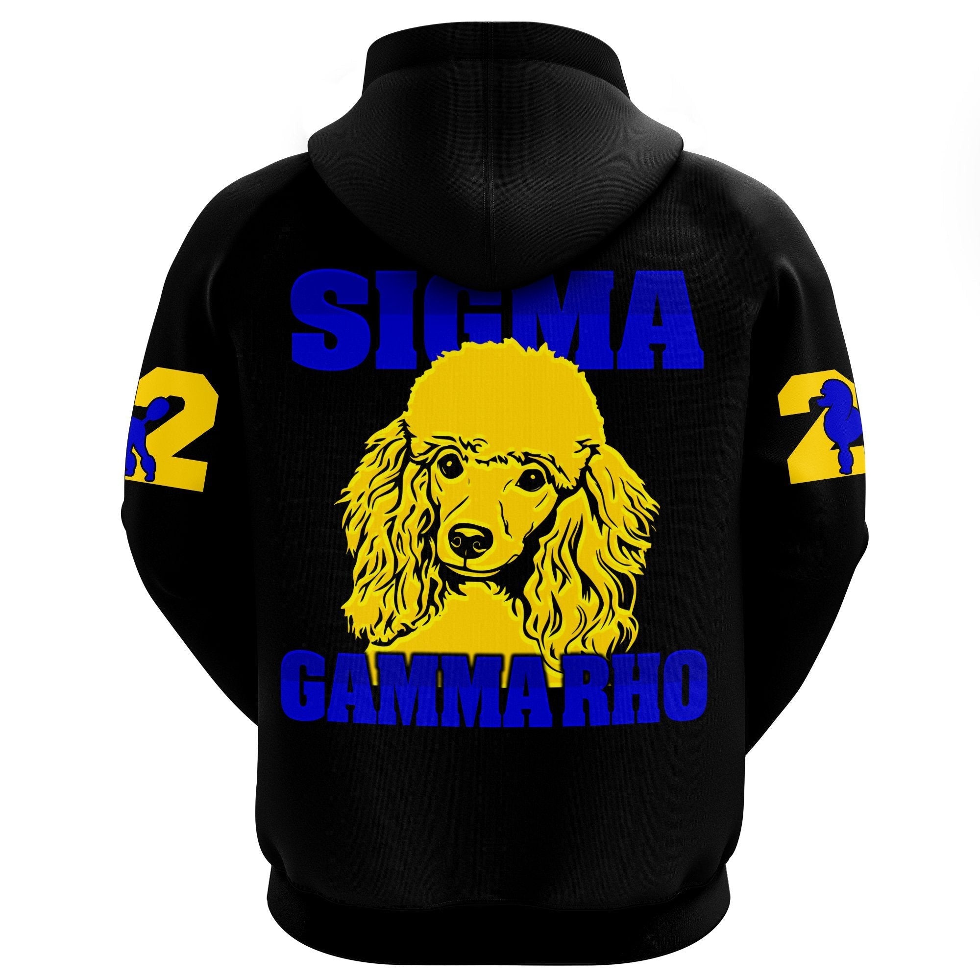 Sorority Hoodie - Sigma Gamma Rho Pullover Hoodie Graduation Stole Style
