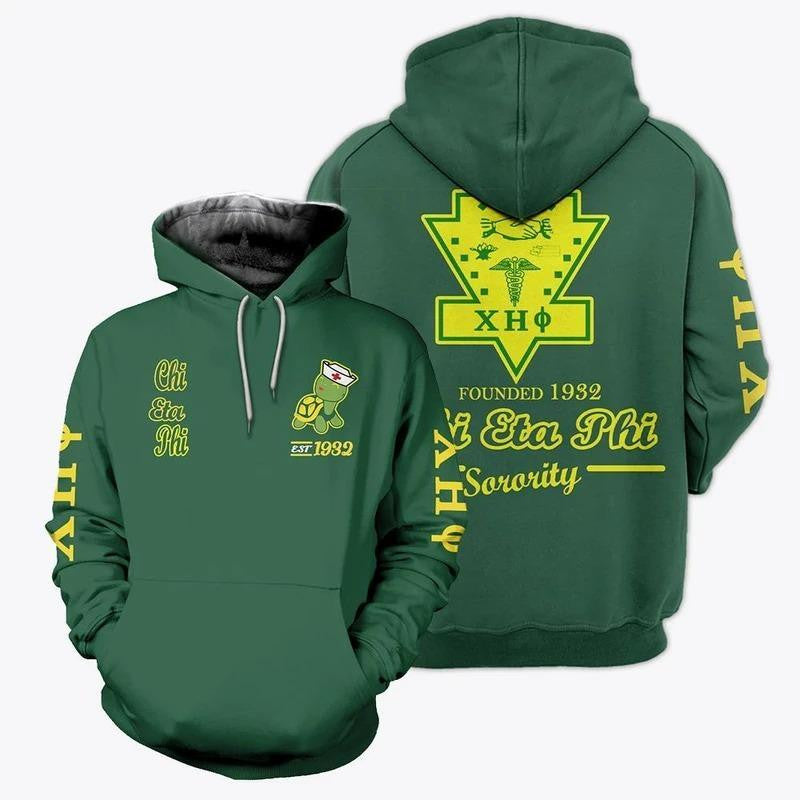 Sorority Hoodie - Chi Eta Phi Sorority Since 1932 Hoodie