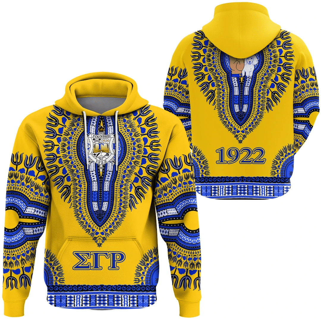 Sorority Hoodie - Sigma Gamma Rho Dashiki Ver2 Hoodie