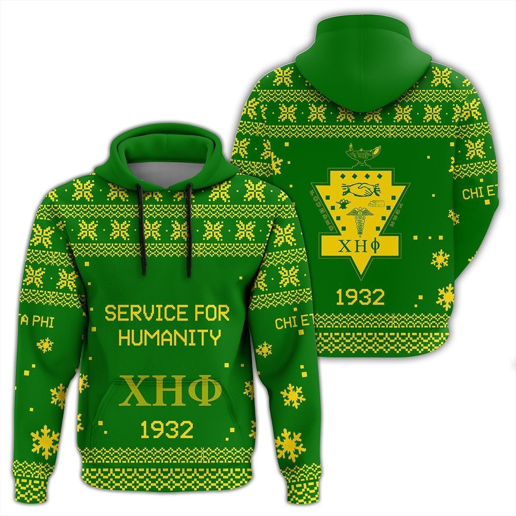 Sorority Hoodie - Chi Eta Phi Xmas Motto Pullover Hoodie