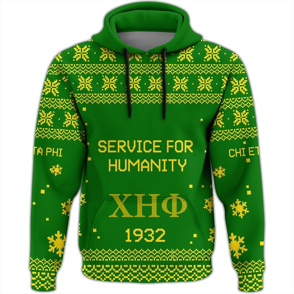 Sorority Hoodie - Chi Eta Phi Xmas Motto Pullover Hoodie