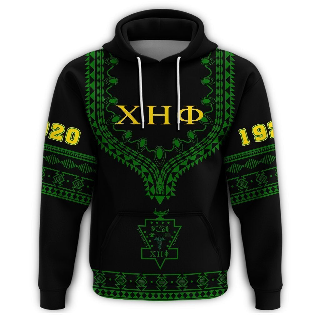 Sorority Hoodie - Chi Eta Phi Dashiki Hoodie - Alva Style