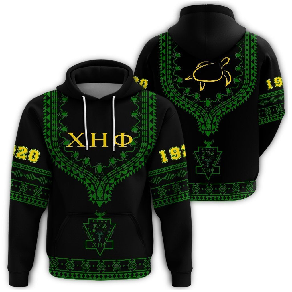 Sorority Hoodie - Chi Eta Phi Dashiki Hoodie - Alva Style