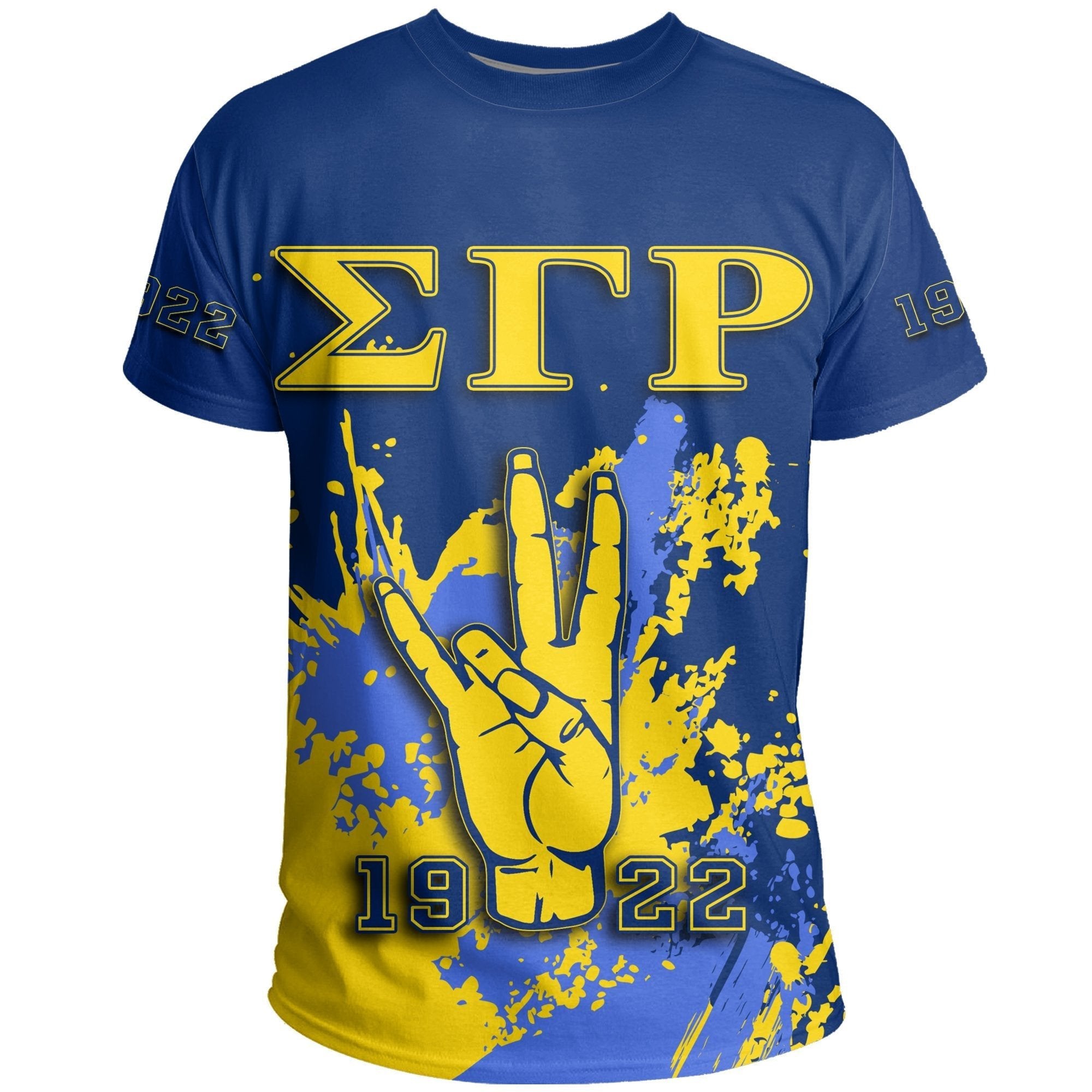 Sorority TShirt - Sigma Gamma Rho TShirt Spaint Style