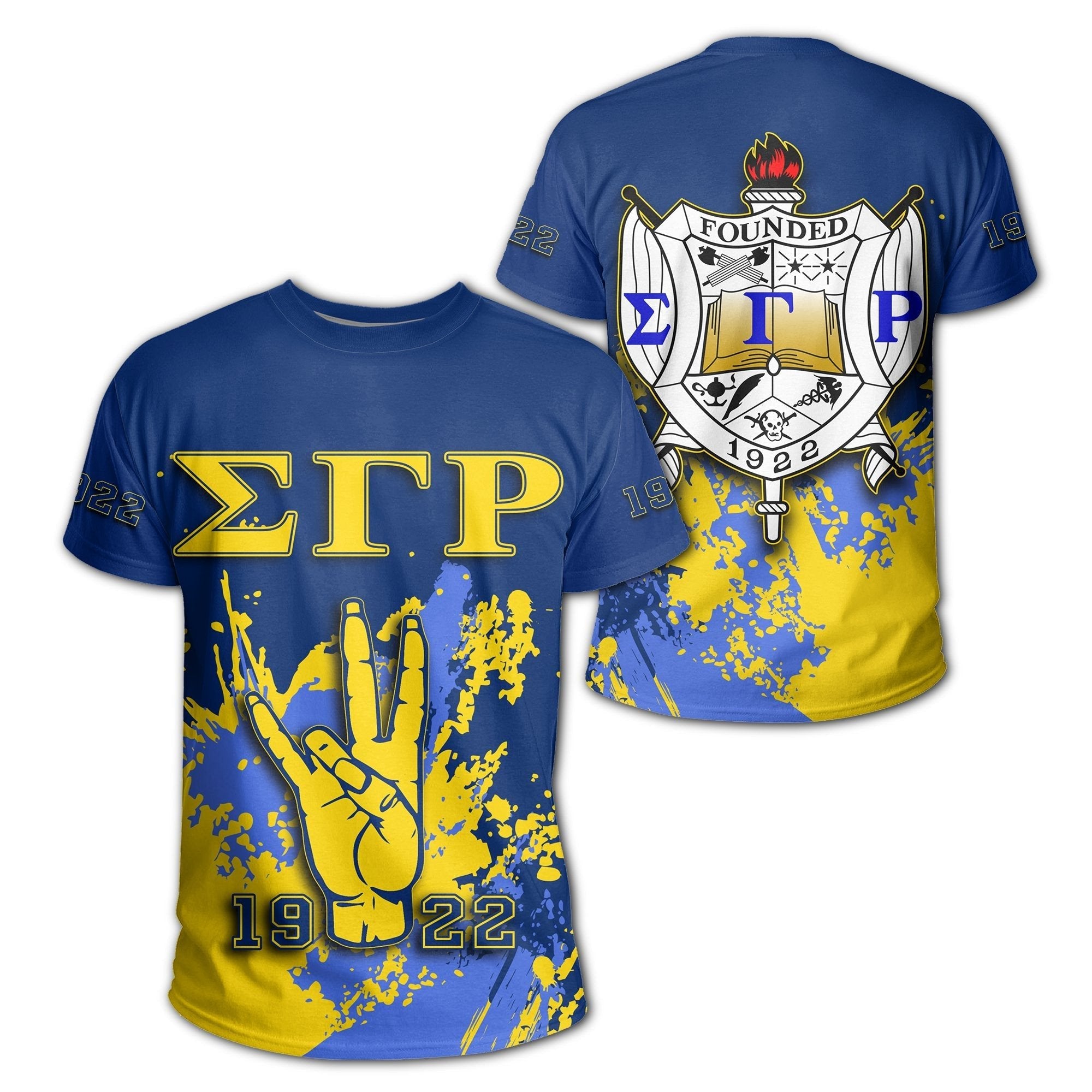 Sorority TShirt - Sigma Gamma Rho TShirt Spaint Style