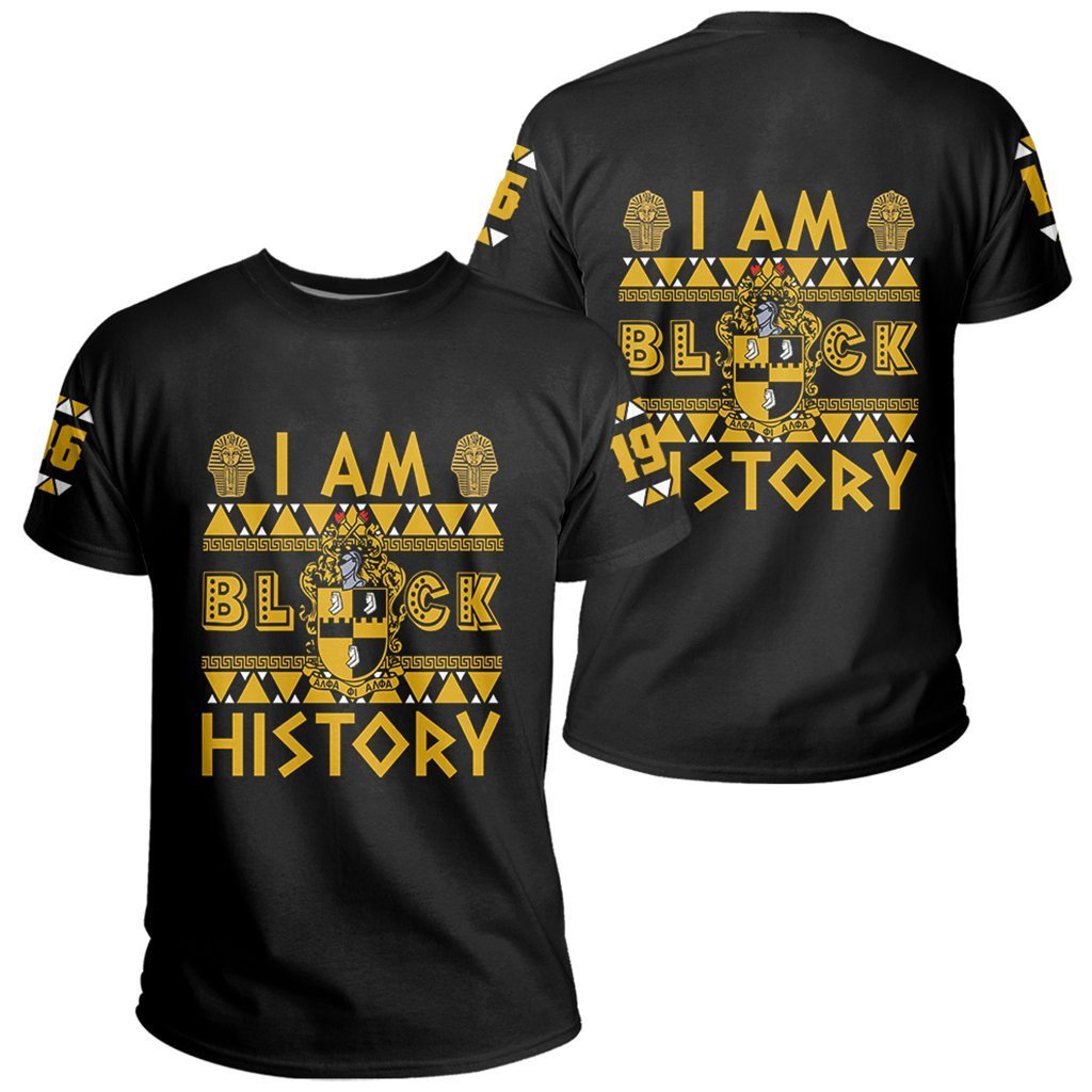 Fraternity TShirt - I Am Black History Alpha Phi Alpha Tee
