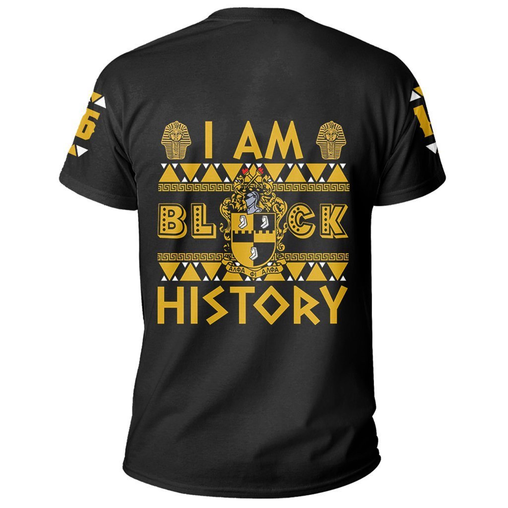 Fraternity TShirt - I Am Black History Alpha Phi Alpha Tee