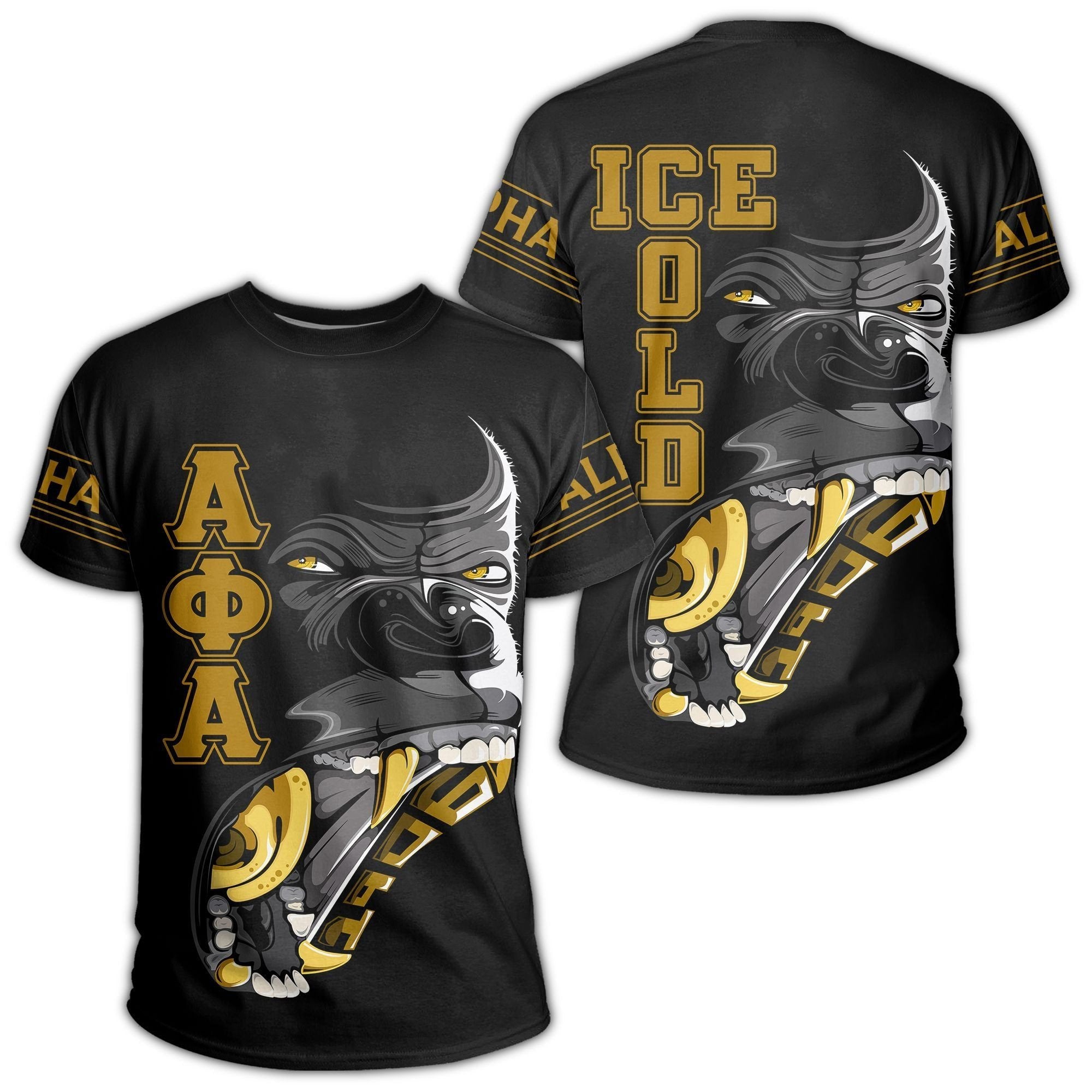 Fraternity TShirt - The Oldest And The Coldest Alpha Phi Alpha TShirt