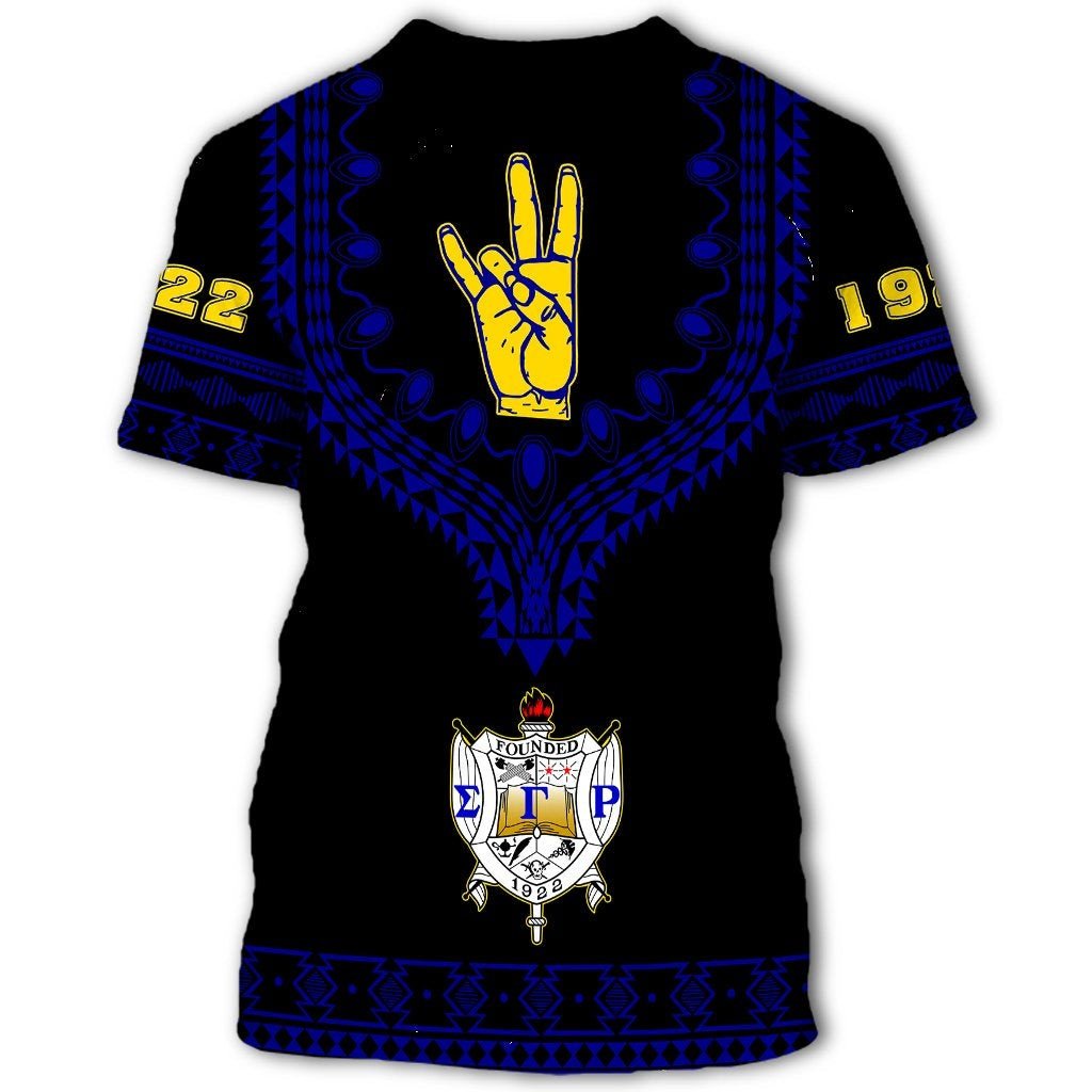 Sorority TShirt - Sigma Gamma Rho Dashiki TShirt Alva Style