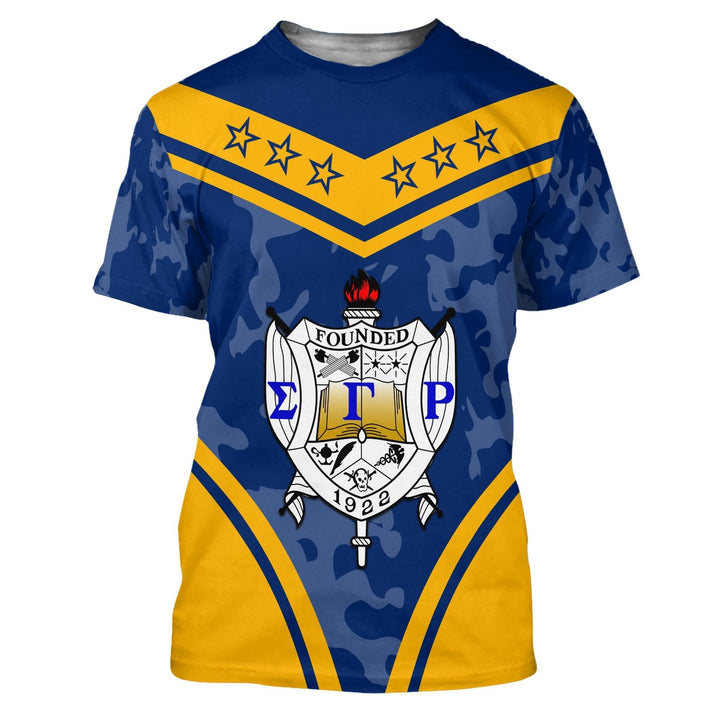 Sorority TShirt - Sigma Gamma Rho Camouflage TShirt