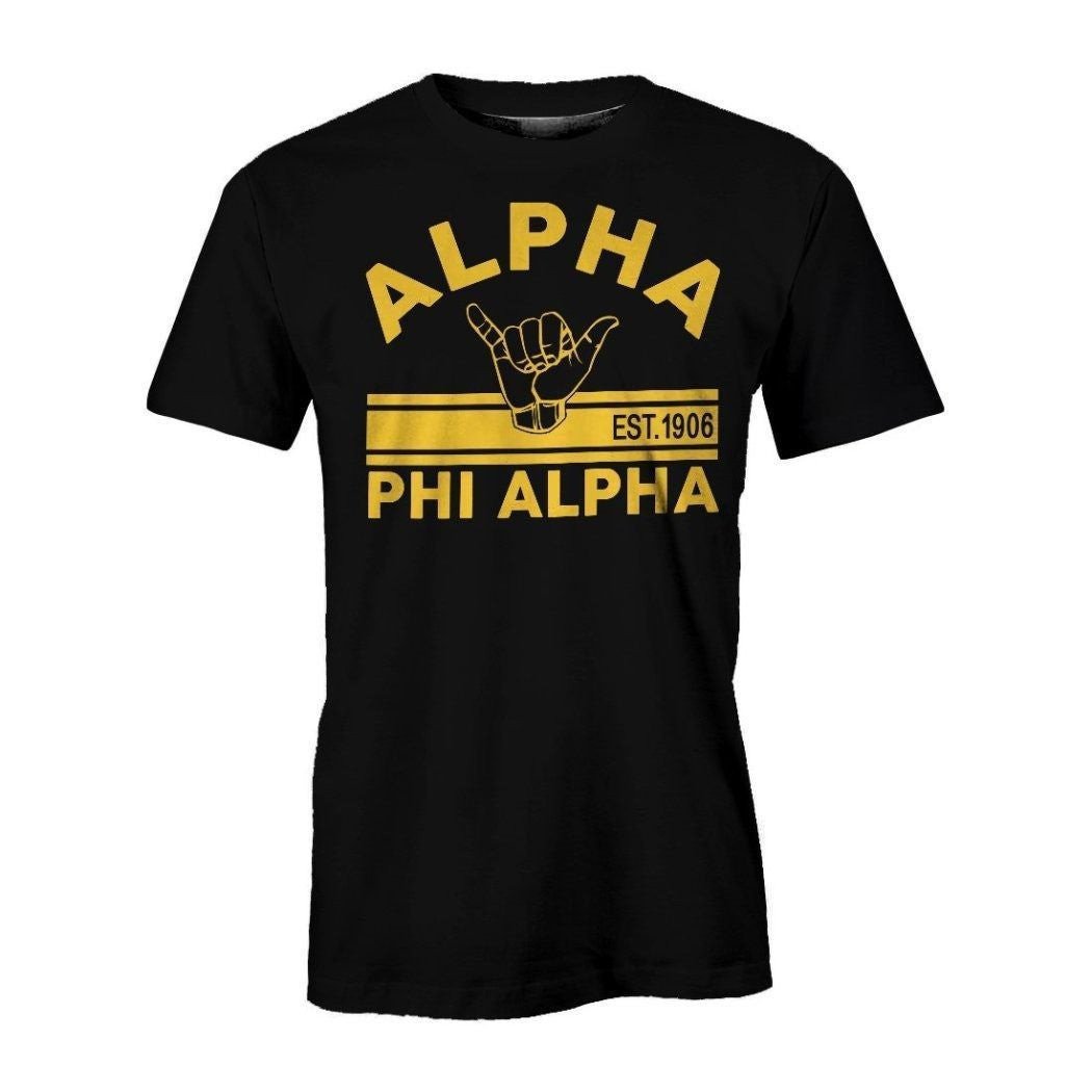 Fraternity TShirt - Alpha Phi Alpha Simple Hand Sign Est1906 TShirt