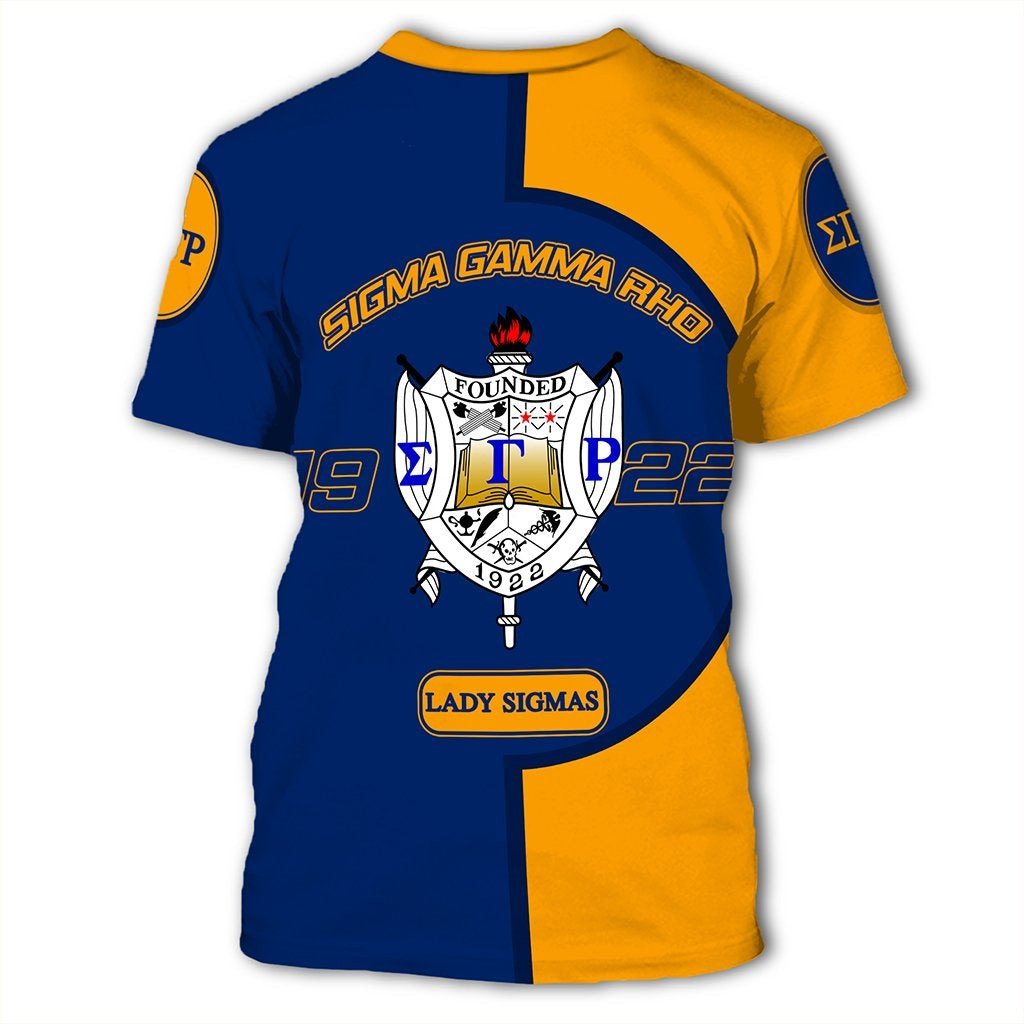 Sorority TShirt - Sigma Gamma Rho TShirt Cycle Style