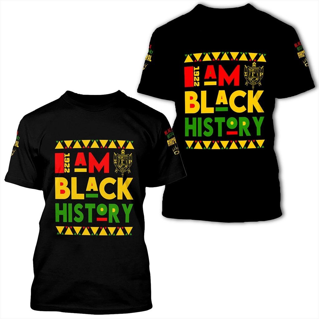 Sorority TShirt - Black History Sigma Gamma Rho Tee