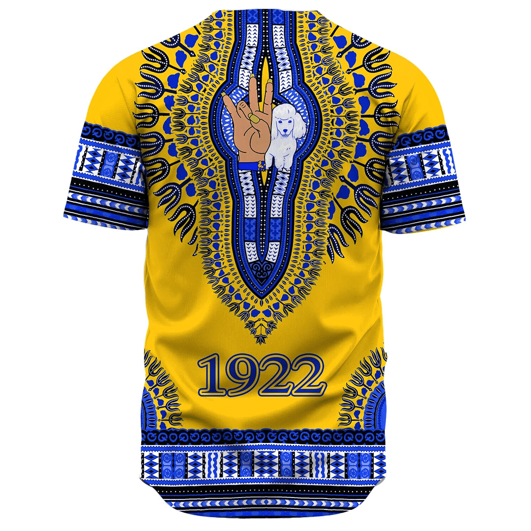 Sorority Baseball Jersey - Sigma Gamma Rho Dashiki Ver2 Baseball Jersey