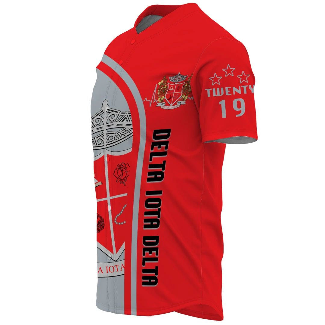 Sorority Baseball Jersey - Delta Iota Delta In My Heart Baseball Jersey