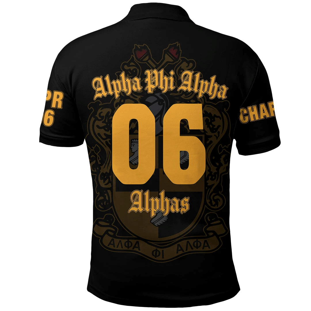 Personalized Alpha Phi Alpha Usf Alphas Polo Shirt J5