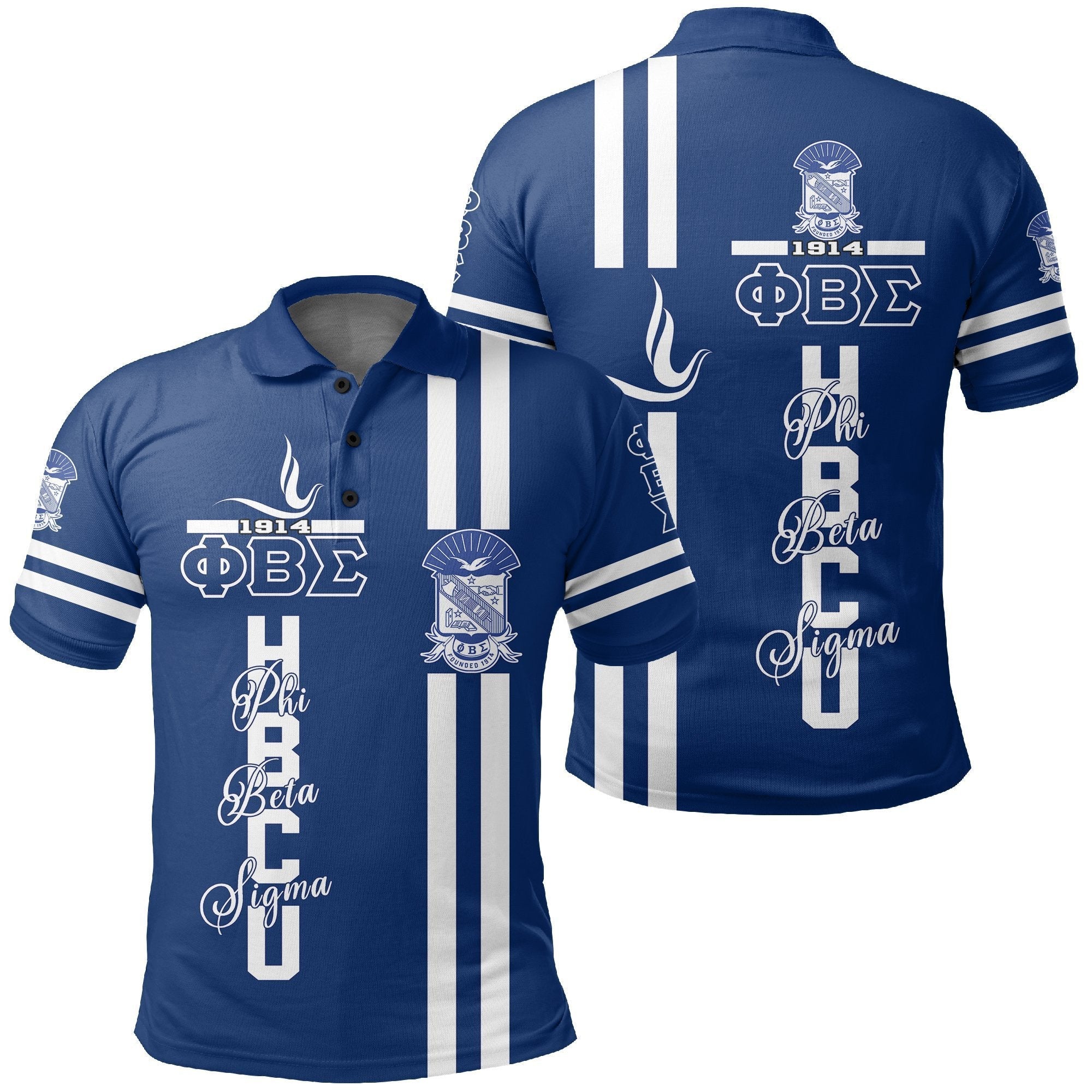 HBCU Phi Beta Sigma Dove Polo Shirt J5
