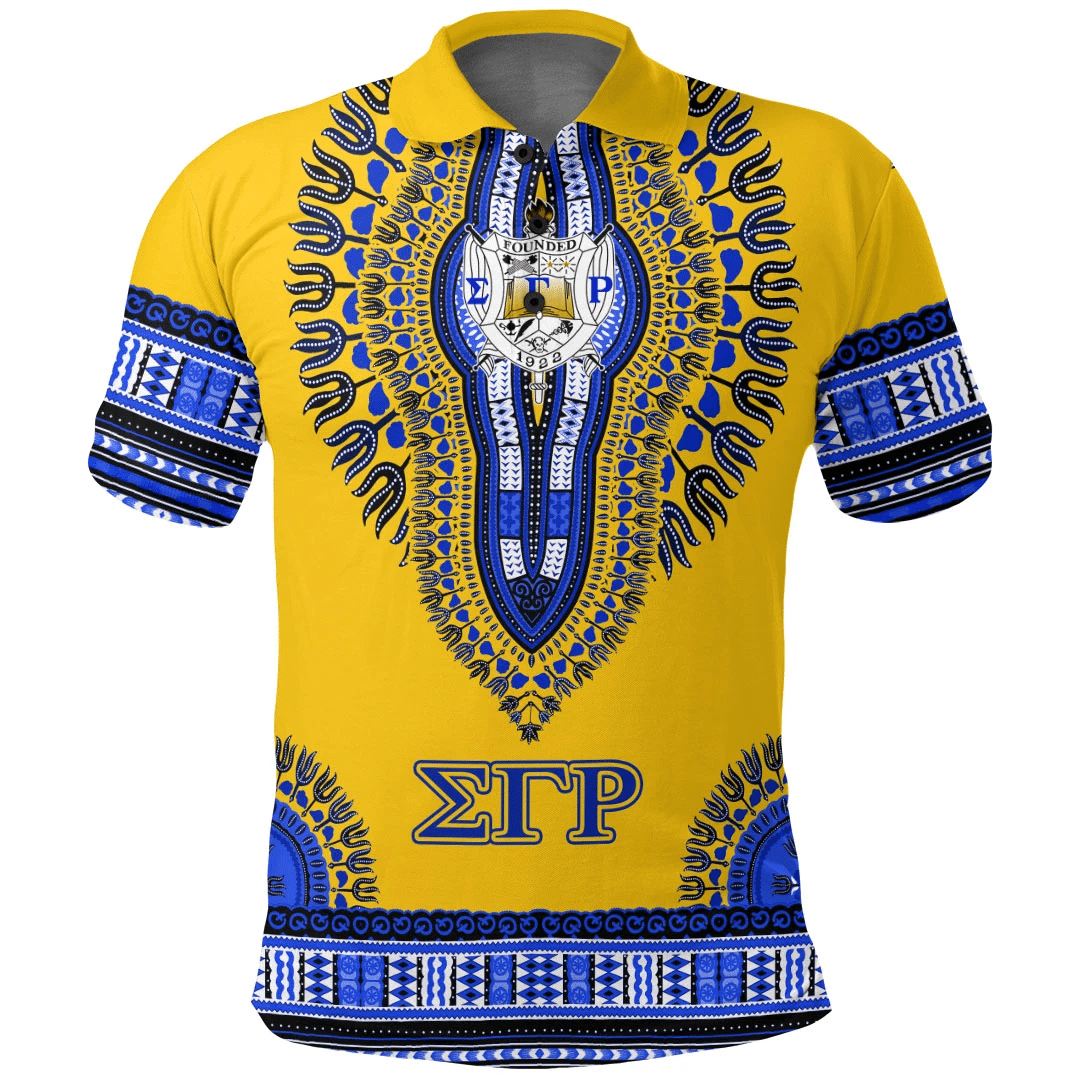 Sorority Polo - Sigma Gamma Rho Dashiki Ver2 Polo Shirts