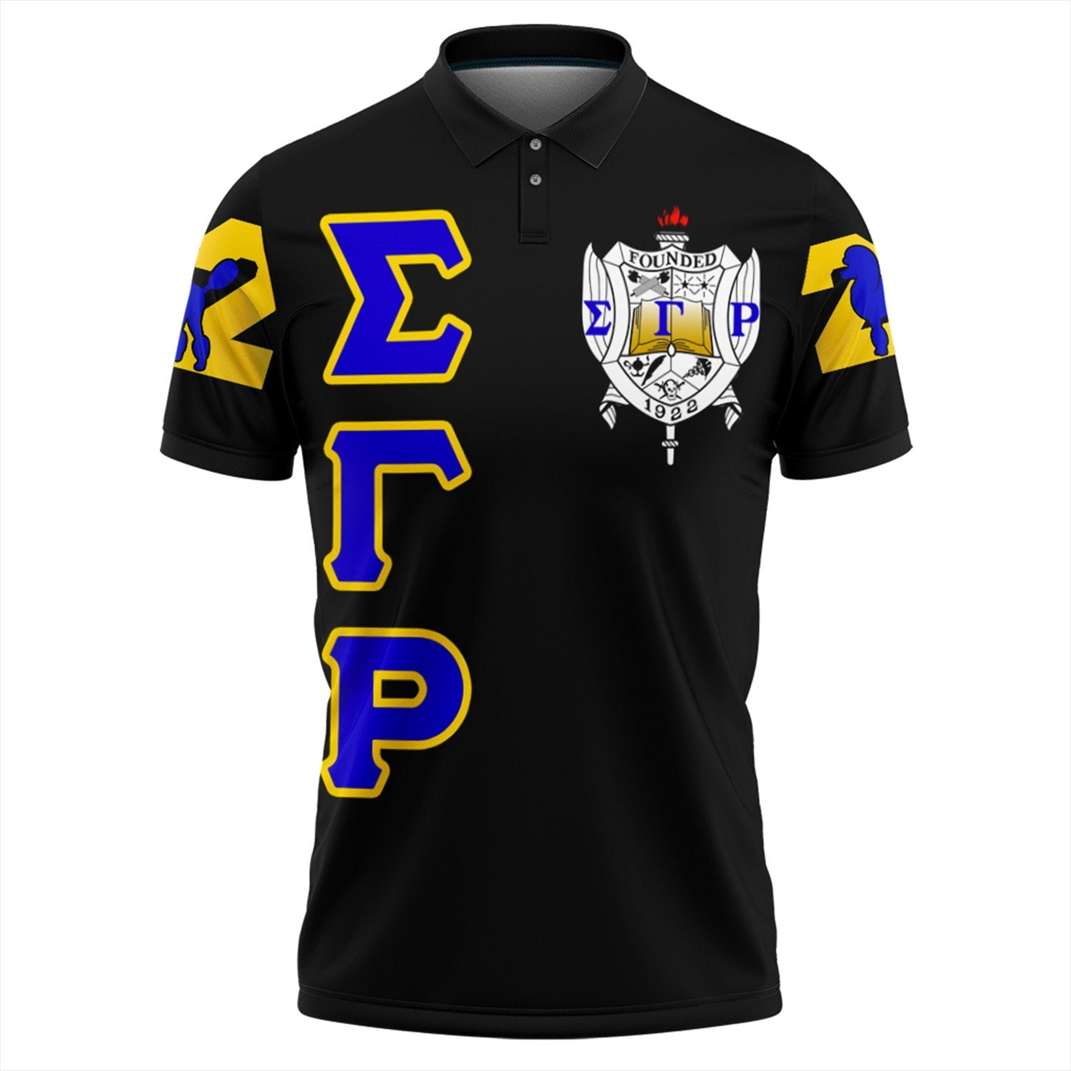 Sorority Polo - Sigma Gamma Rho Letters Polo Shirt