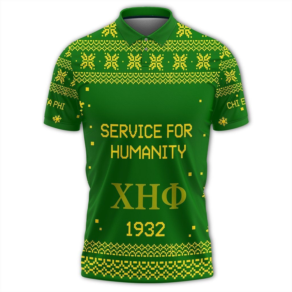 Sorority Polo - Chi Eta Phi Xmas Motto Polo Shirt