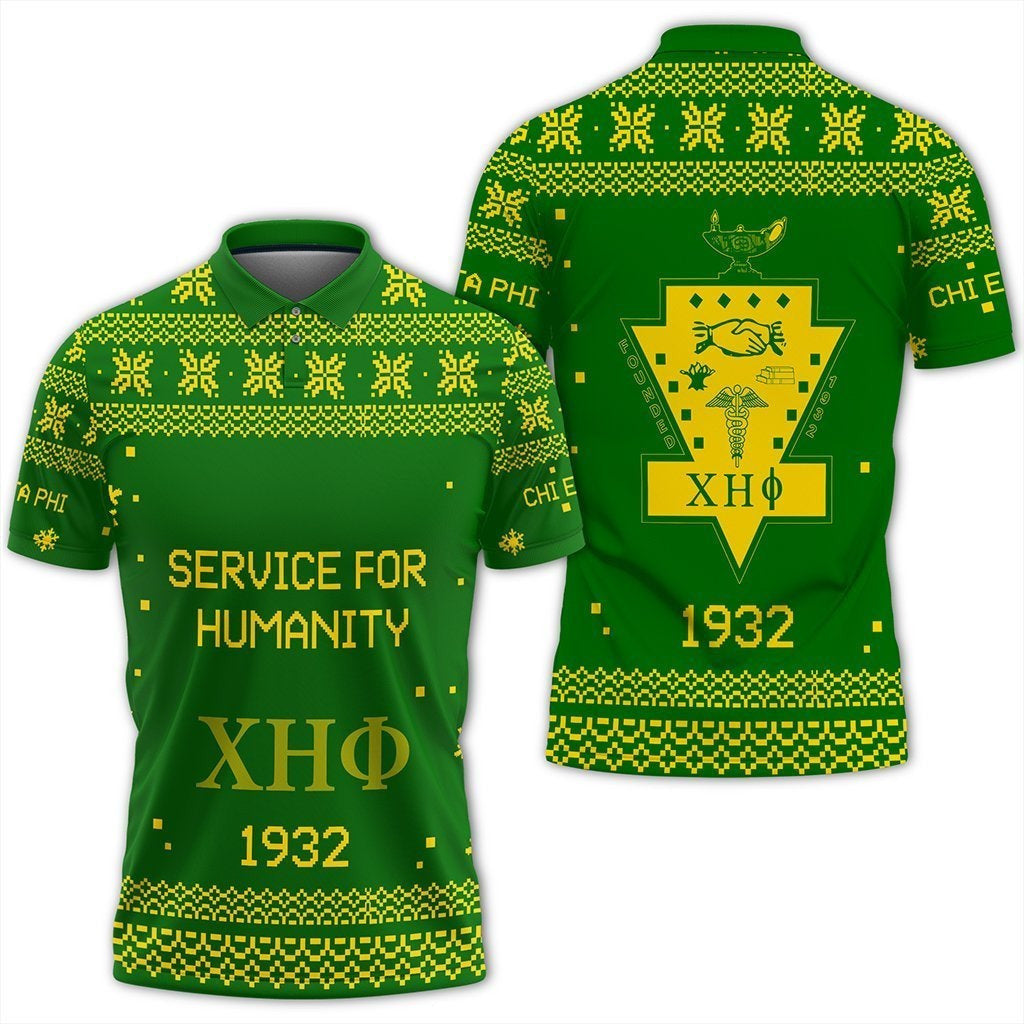 Sorority Polo - Chi Eta Phi Xmas Motto Polo Shirt