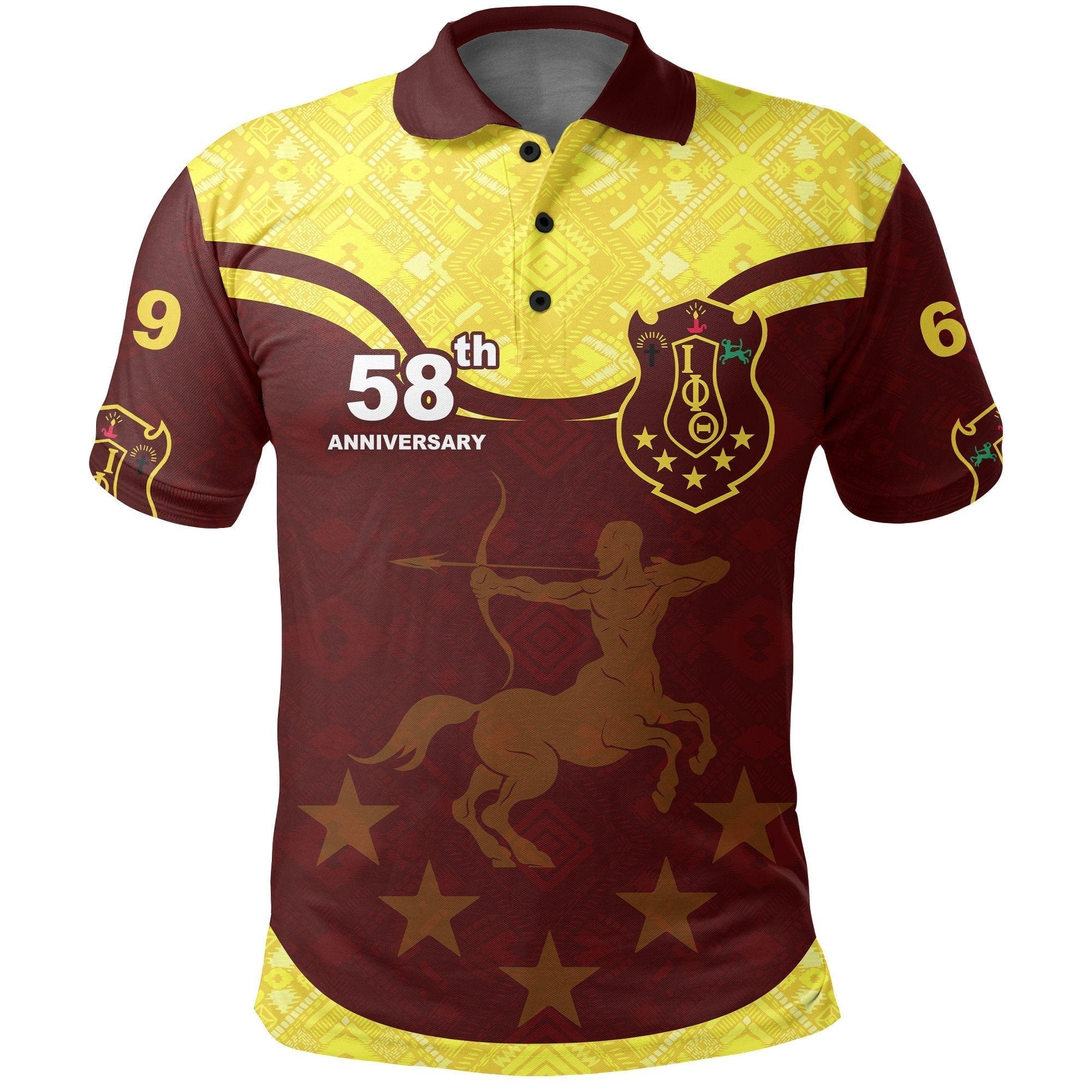 Fraternity Polo - Iota Phi Theta 58th Anniversary Polo Shirt Simple Style