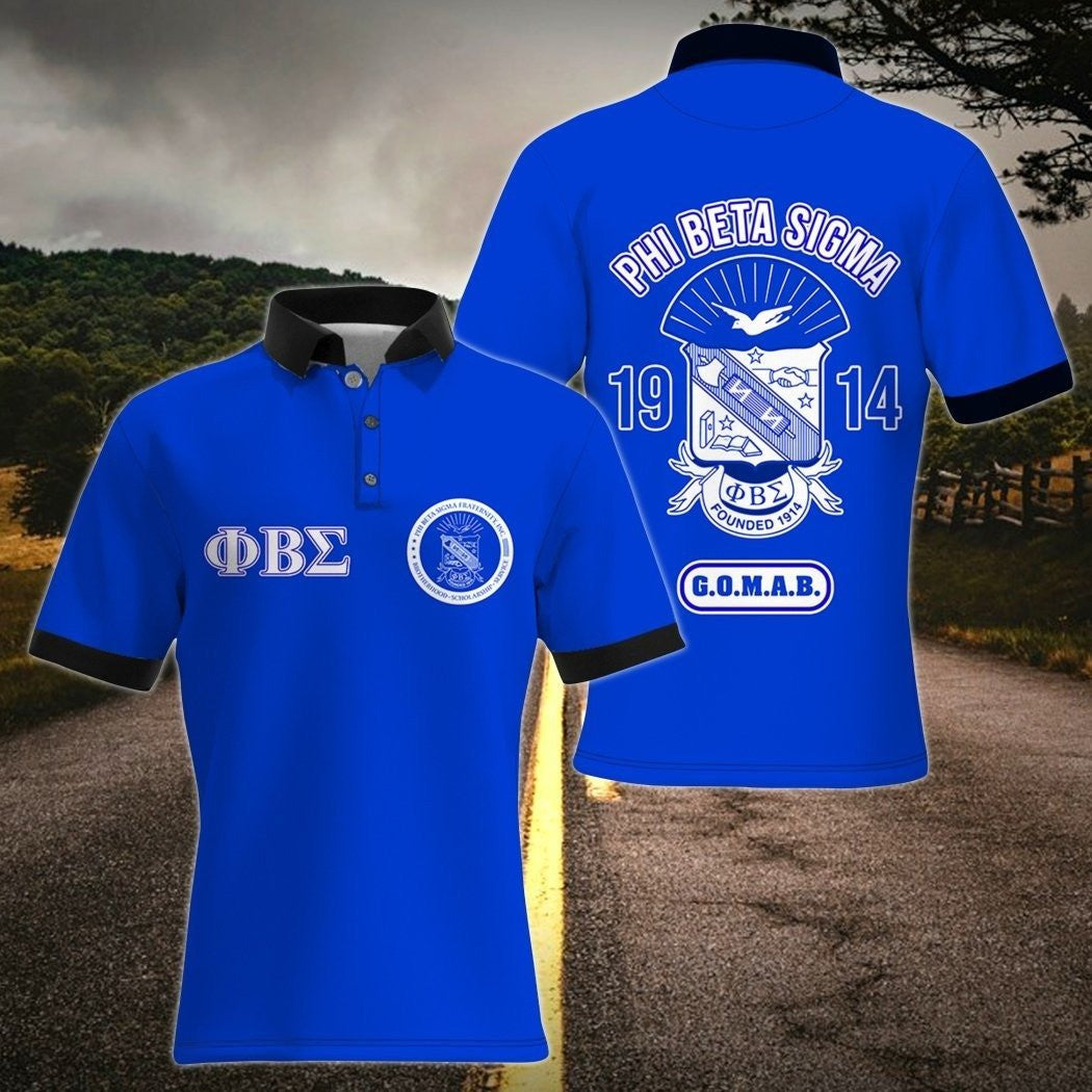 Fraternity Polo - Gomab Phi Beta Sigma Frat Inc Polo Shirt