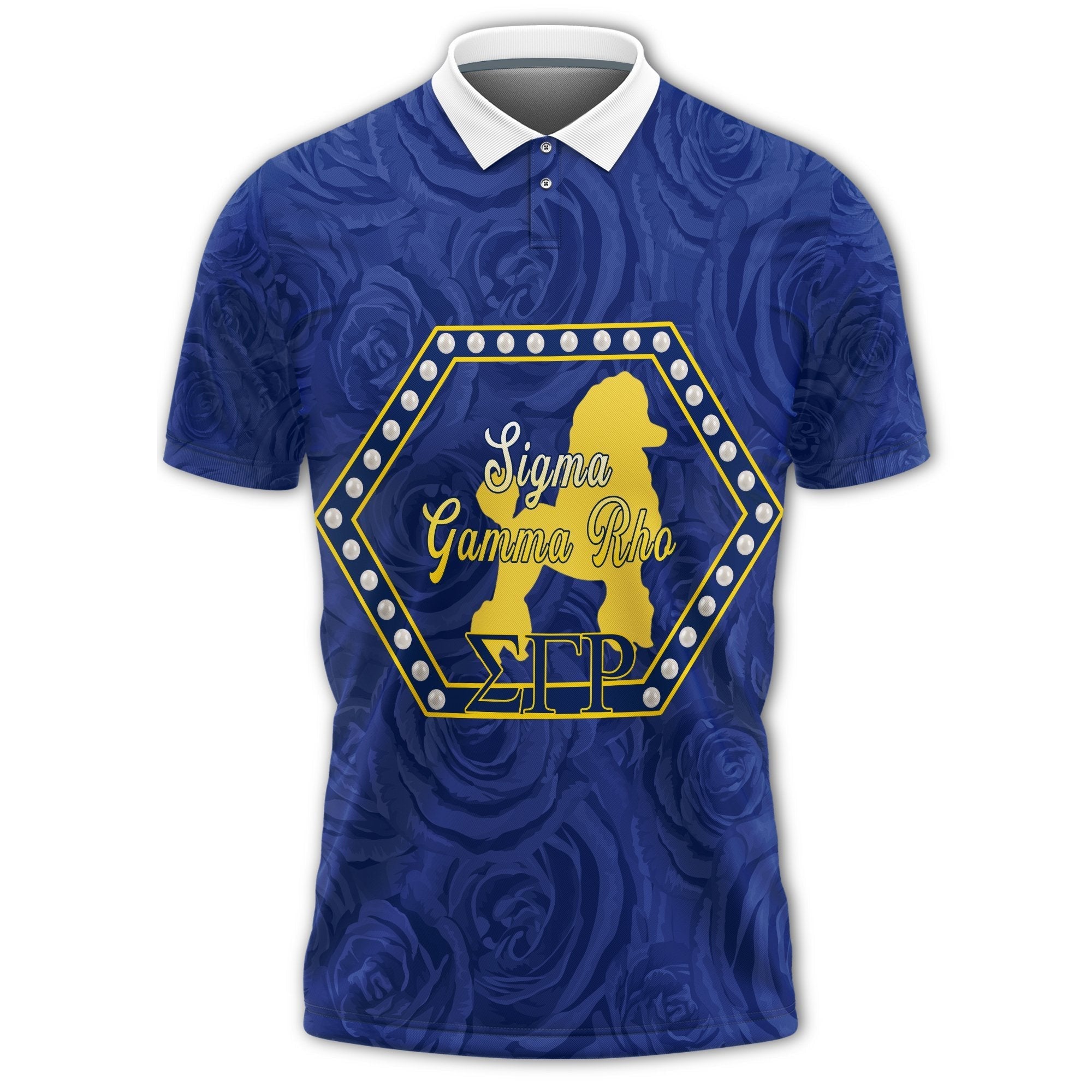 Sorority Polo - Sigma Gamma Rho Rose Peals Polo Shirt