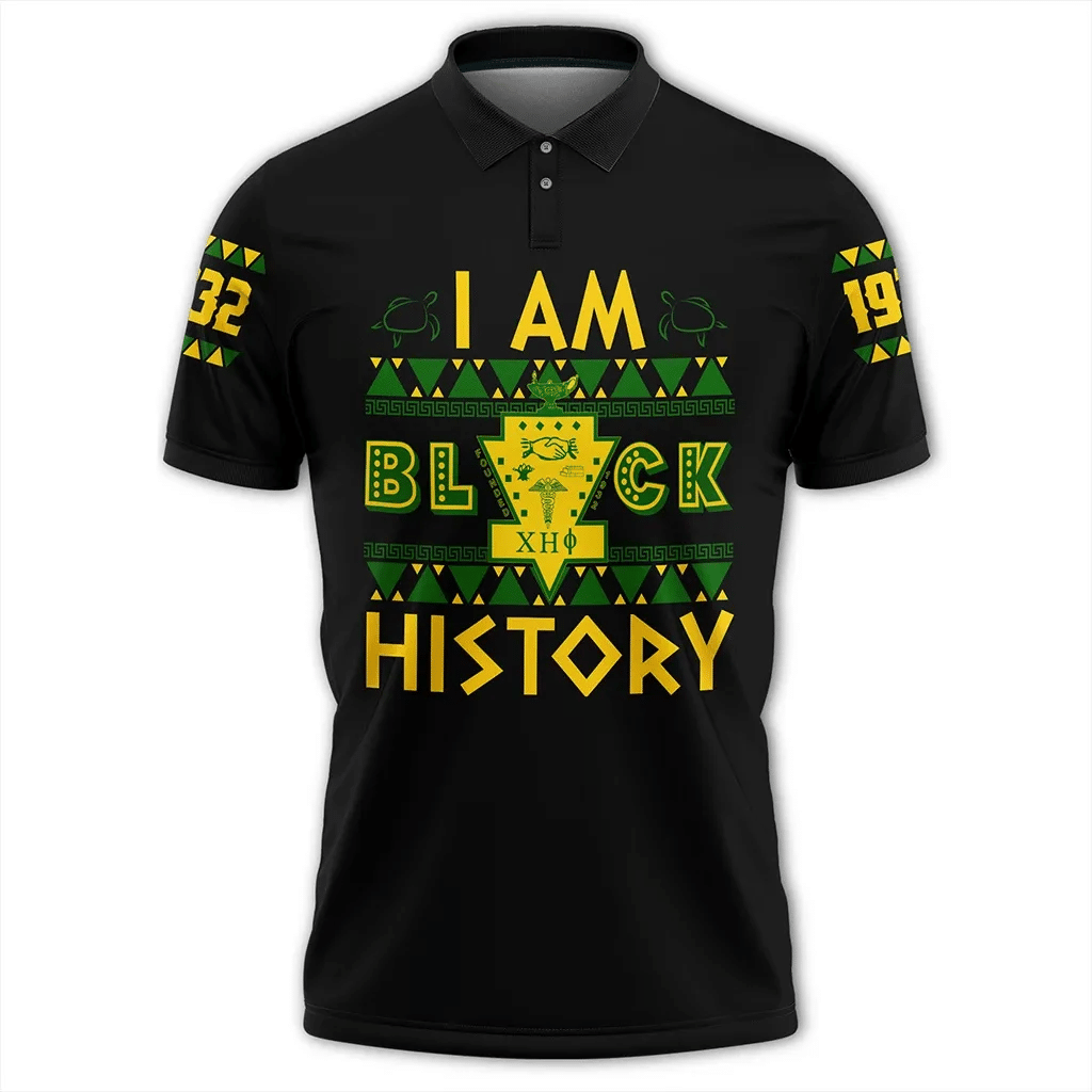 Sorority Polo - I Am Black History Chi Eta Phi Polo Shirt