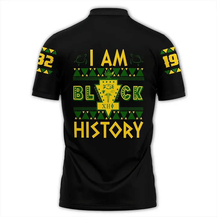 Sorority Polo - I Am Black History Chi Eta Phi Polo Shirt