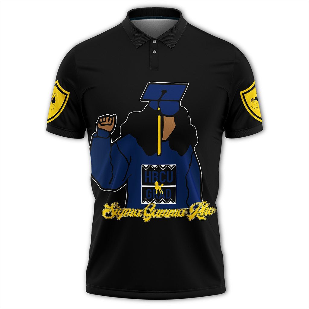 Sorority Polo - Sigma Gamma Rho HBCU Style Polo Shirt