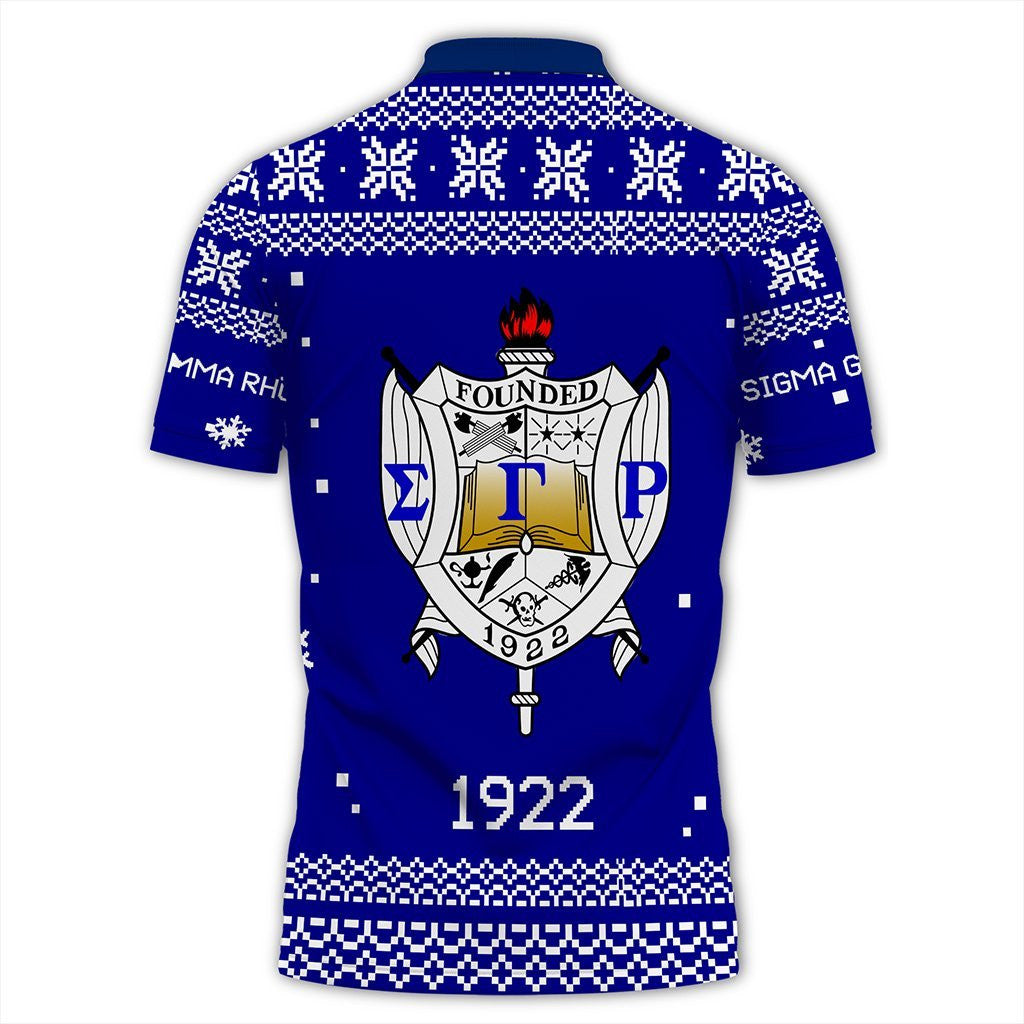 Sorority Polo - Sigma Gamma Rho Xmas Motto Polo Shirt