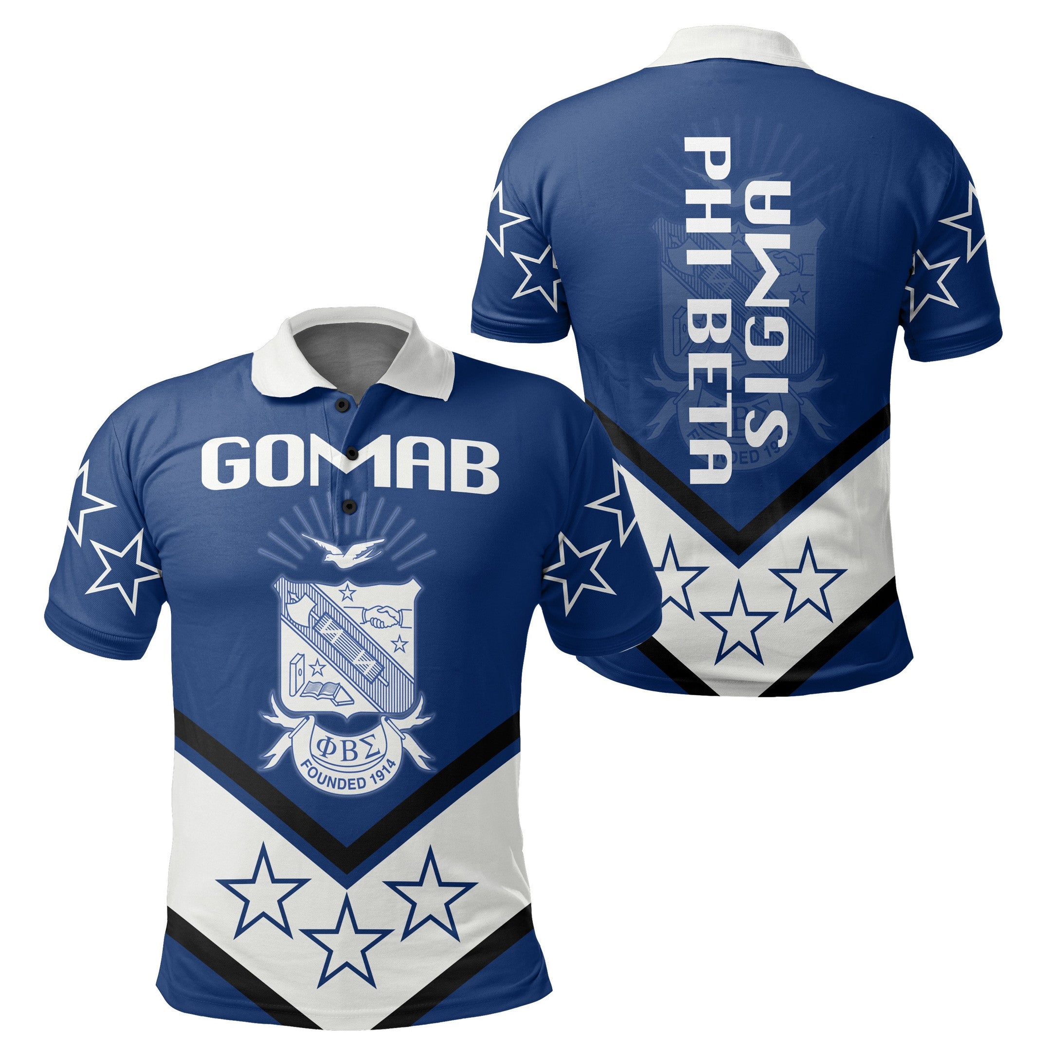 Fraternity Polo - Stars Phi Beta Sigma Polo Shirt