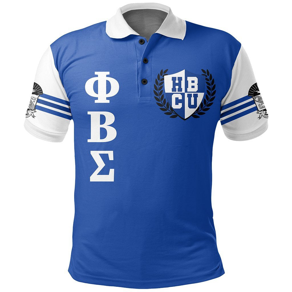 Fraternity Polo - Phi beta Sigma HBCU Graduation Polo Shirt