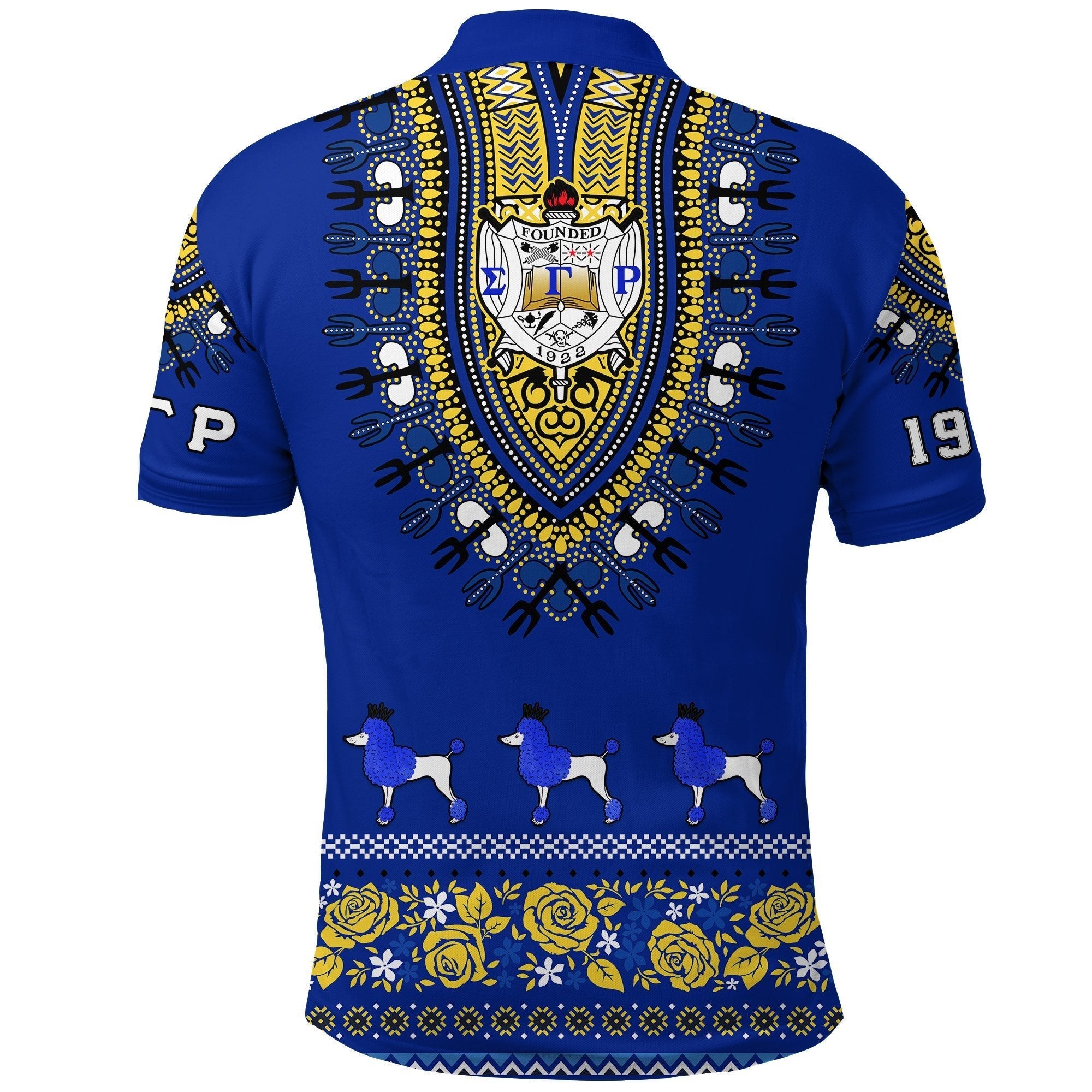 Sorority Polo - Sigma Gamma Rho Polo Shirt African Pattern