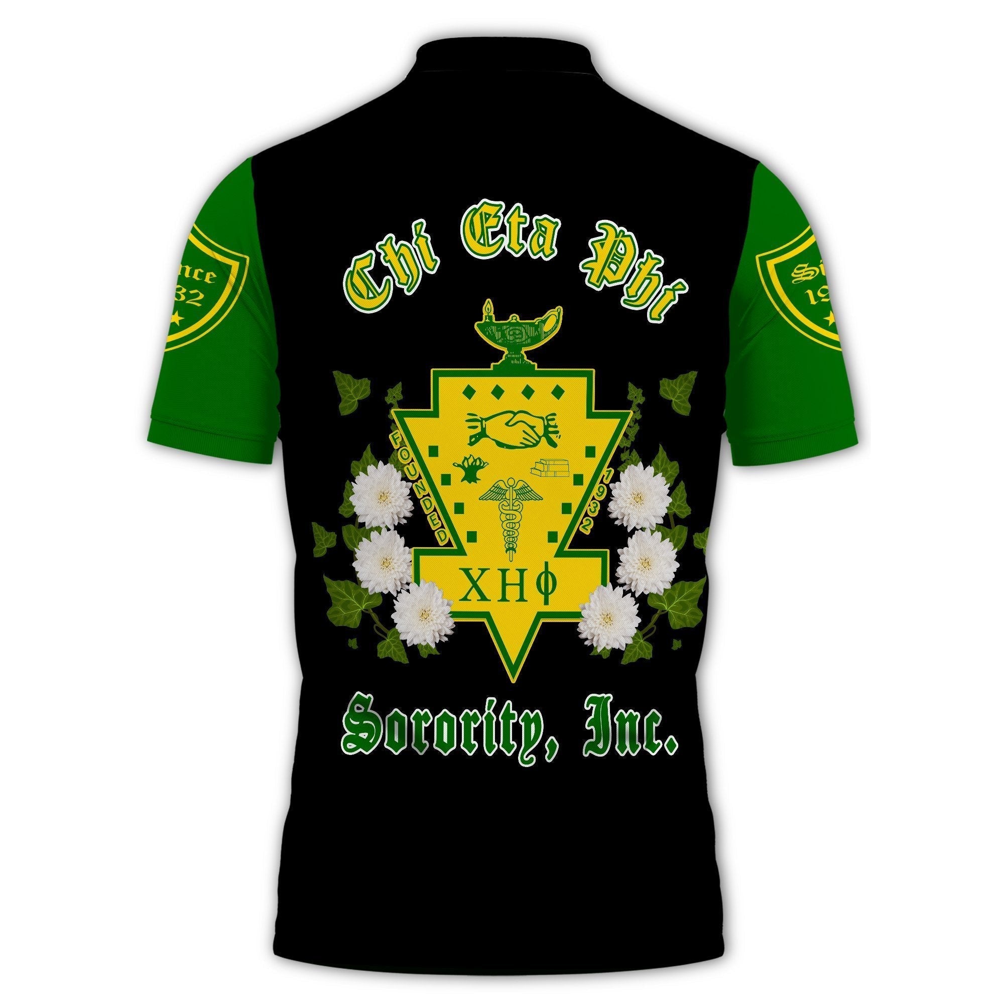 Sorority Polo - Chi Eta Phi White Polo Shirt