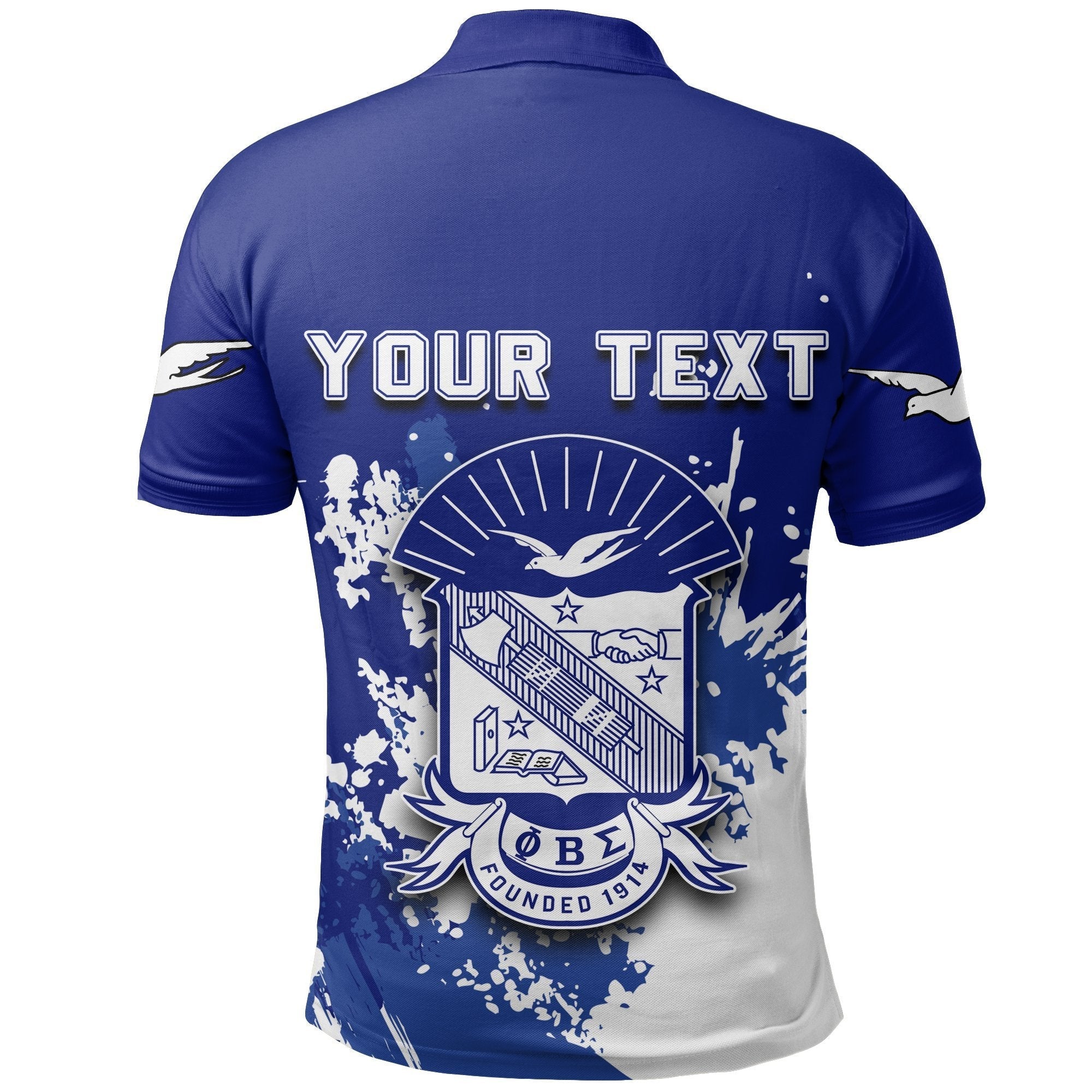 Fraternity Polo - Phi Beta Sigma Polo Shirt - Customize - Spaint Style