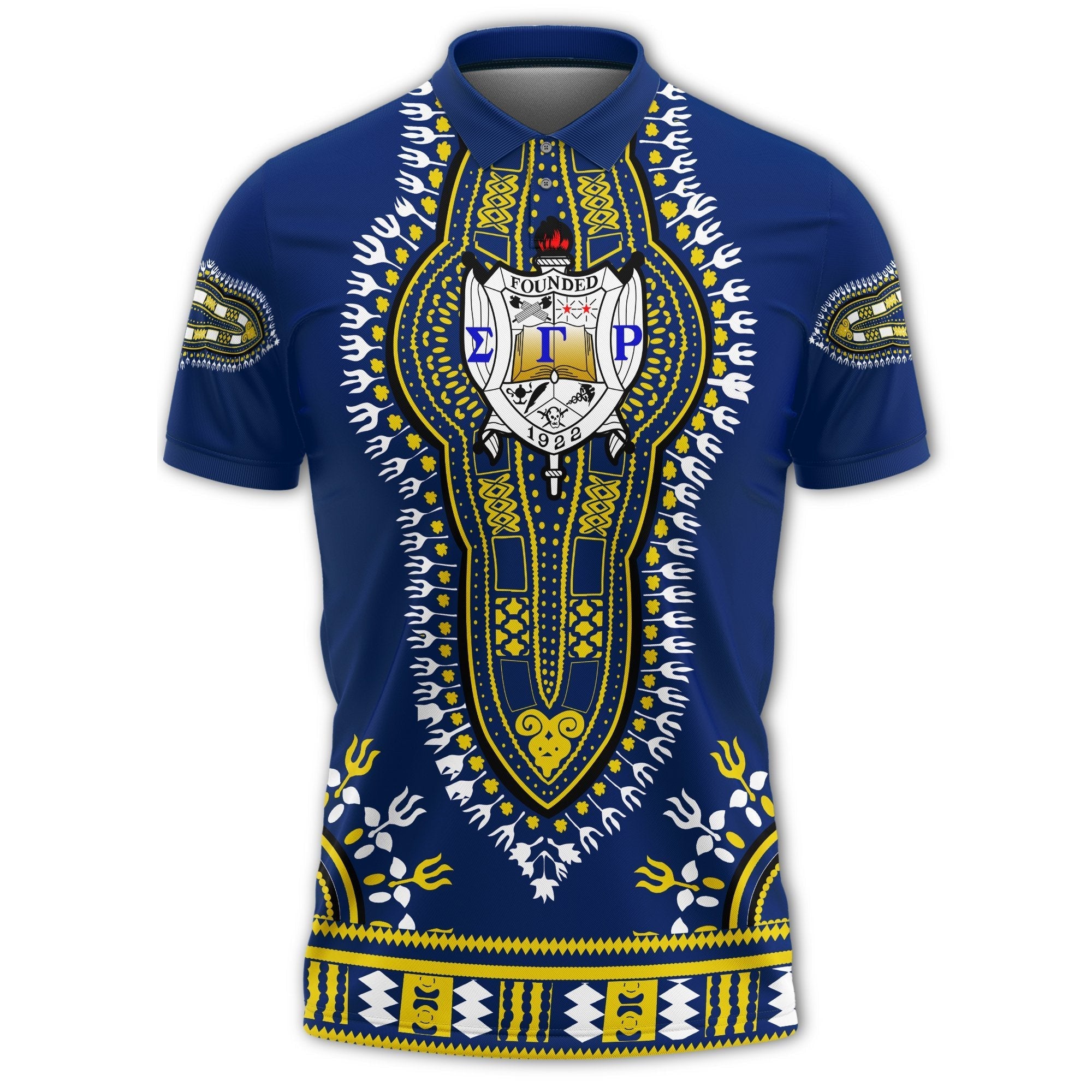 Sorority Polo - Sigma Gamma Rho Dashiki Polo Shirt