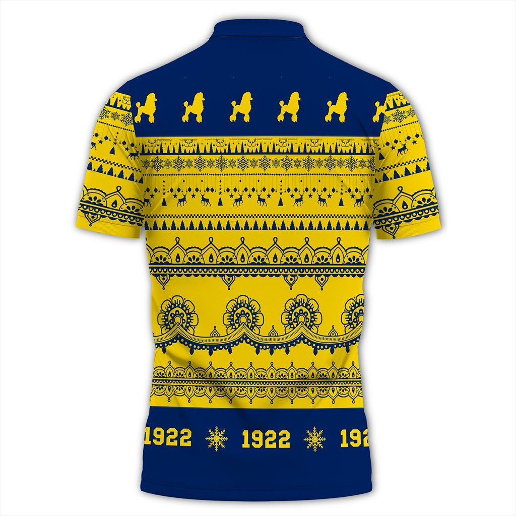 Sorority Polo - Sigma Gamma Rho Xmas Establish Year Polo Shirt