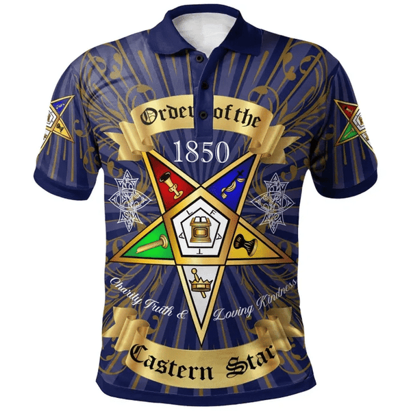 Sorority Polo - The Order Of The Eastern Star Oes Polo Shirt