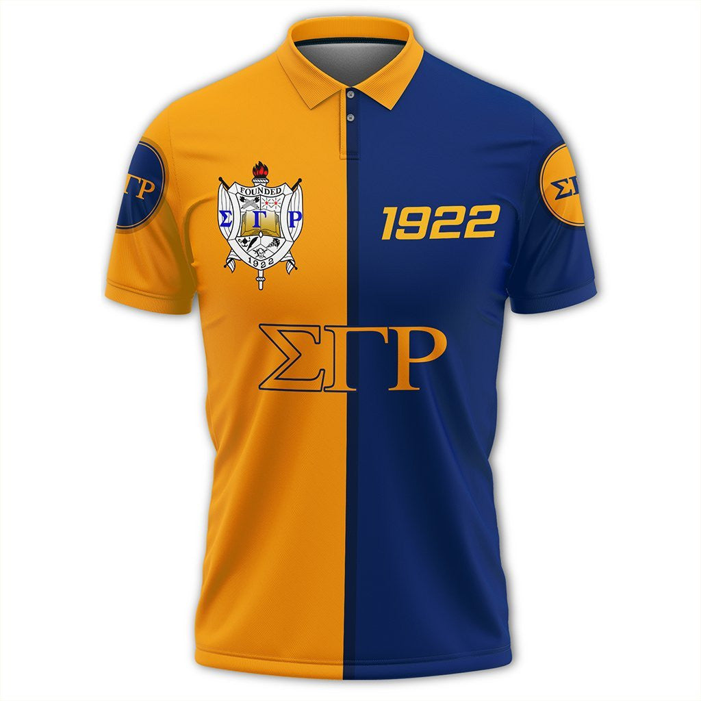 Sorority Polo - Sigma Gamma Rho Polo Shirt Cycle Style