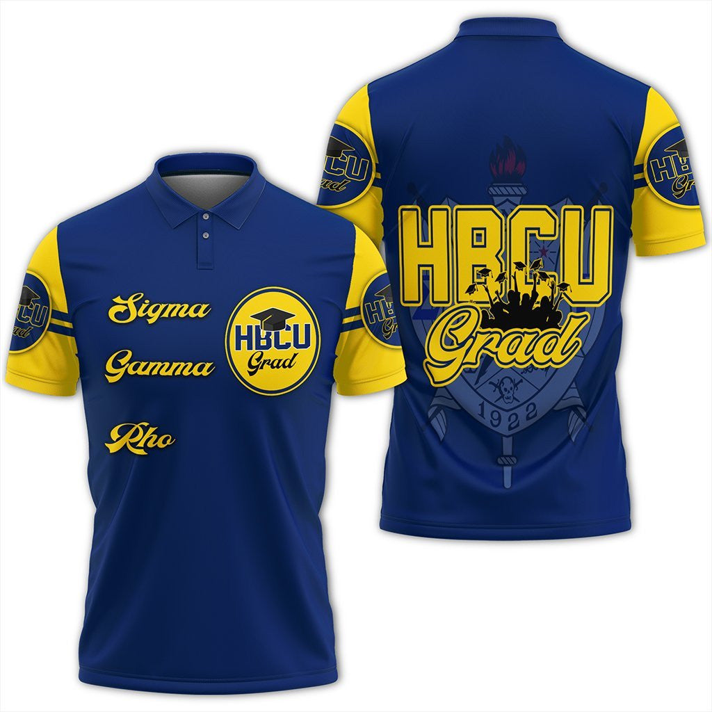 Sorority Polo - Sigma Gamma Rho HBCU Grad Polo Shirt