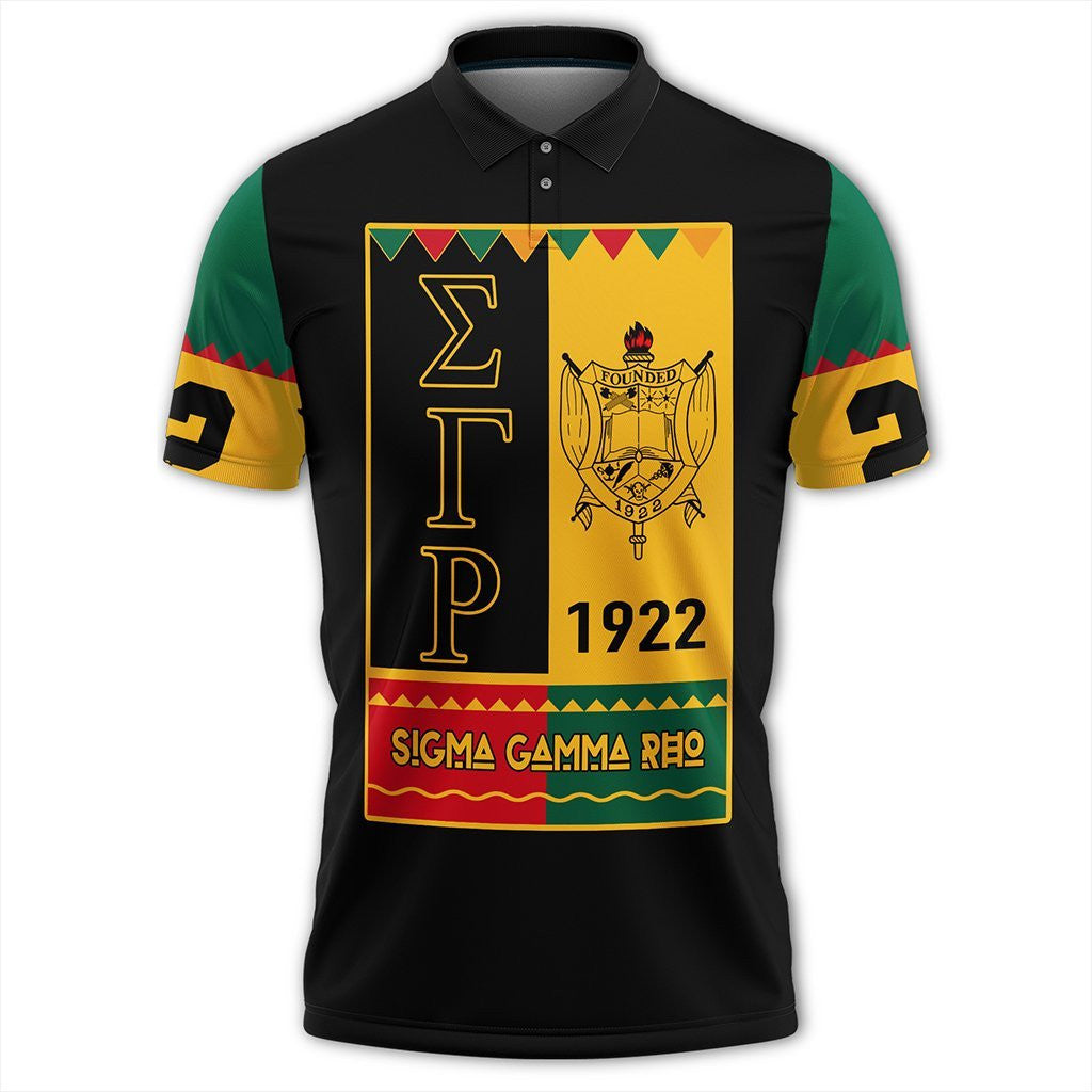 Sorority Polo - Sigma Gamma Rho Black History Month Polo Shirt