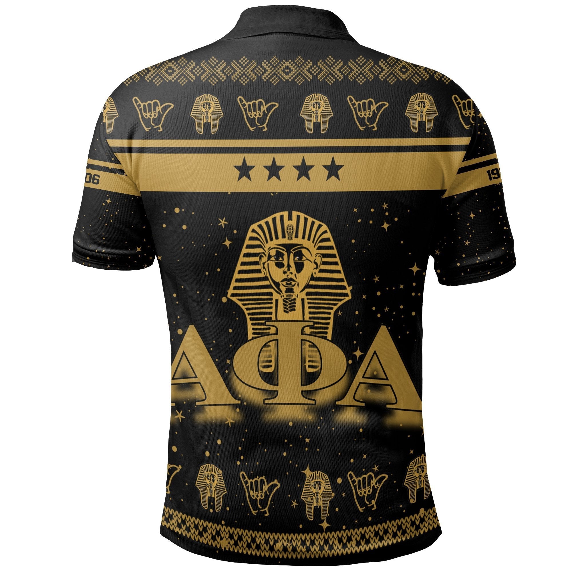 Fraternity Polo - Alpha Phi Alpha Ape Christmas Polo Shirt