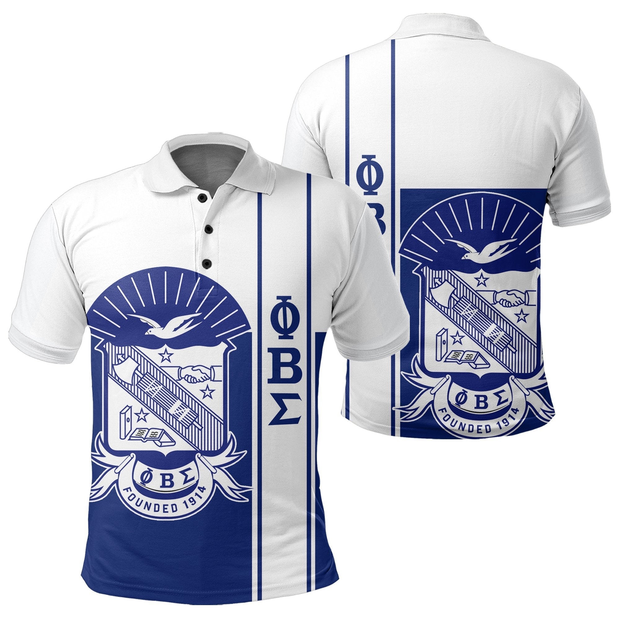 Fraternity Polo - Phi Beta Sigma Polo Shirt - Sans Style -