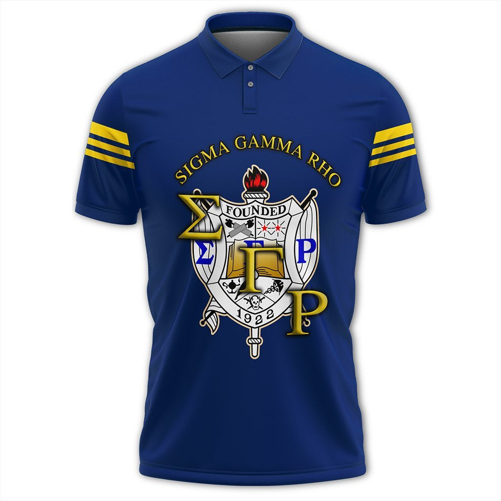 Sorority Polo - Sigma Gamma Rho SGR Style Polo Shirt