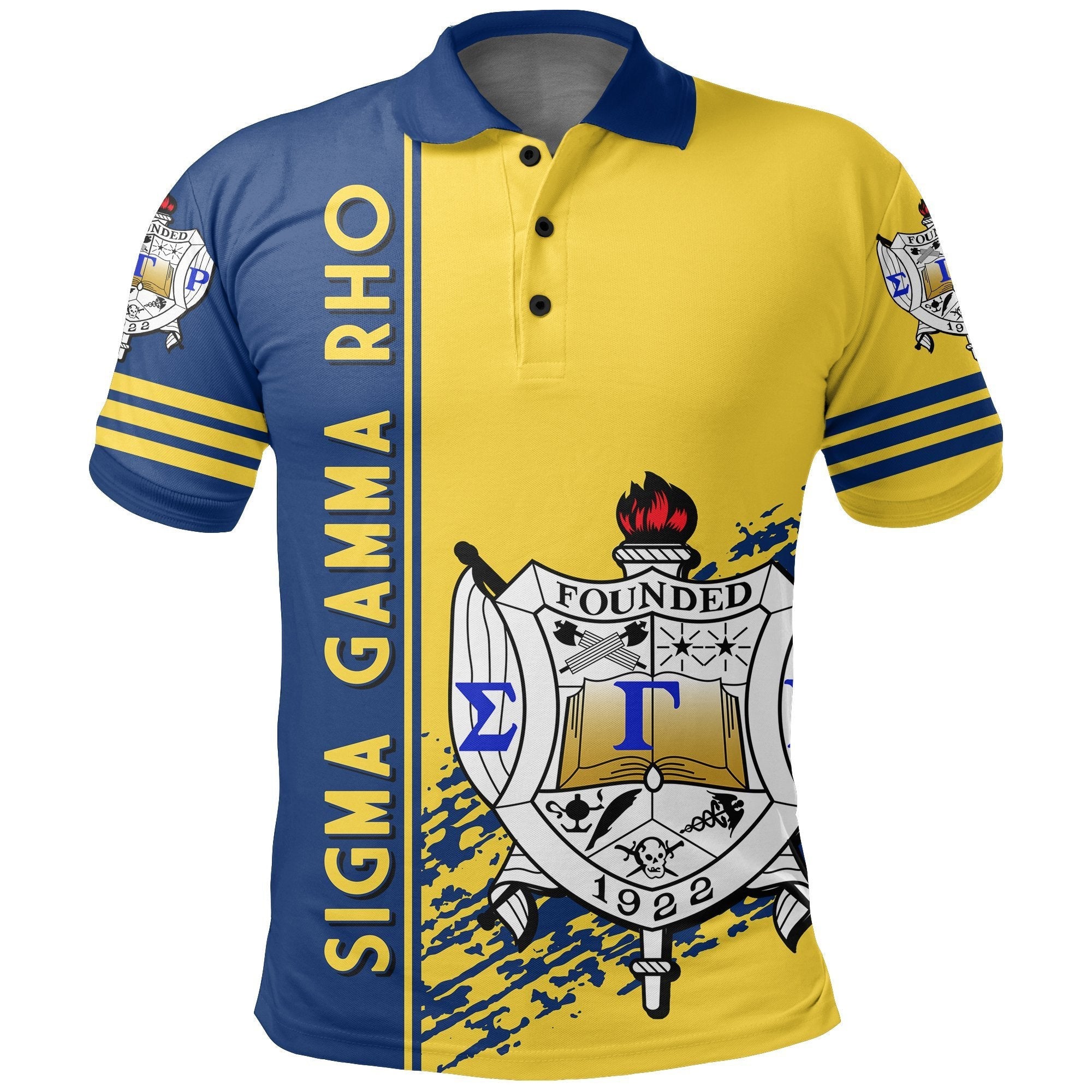 Sorority Polo - Sigma Gamma Rho Polo Shirt Quarter Style