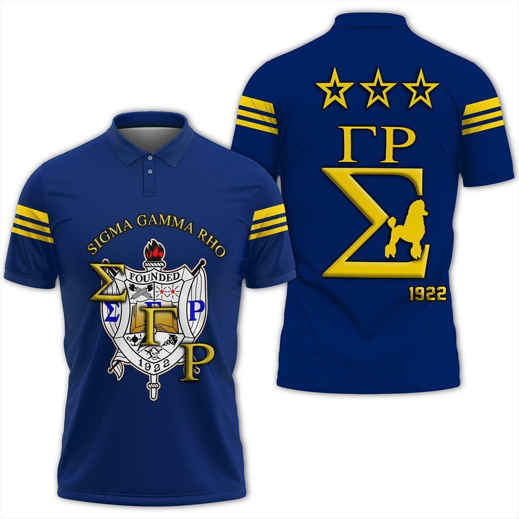 Sorority Polo - Sigma Gamma Rho SGR Style Polo Shirt