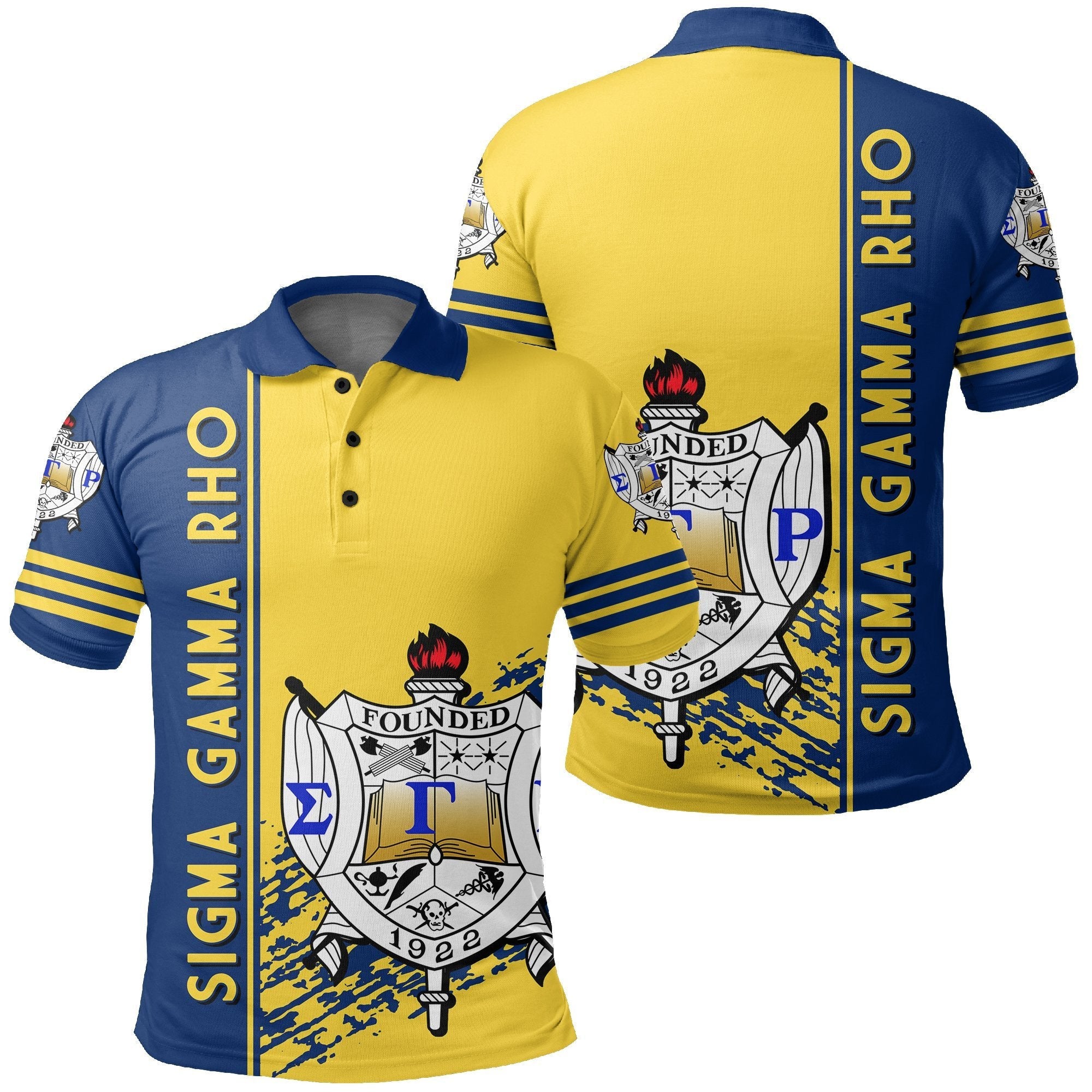 Sorority Polo - Sigma Gamma Rho Polo Shirt Quarter Style