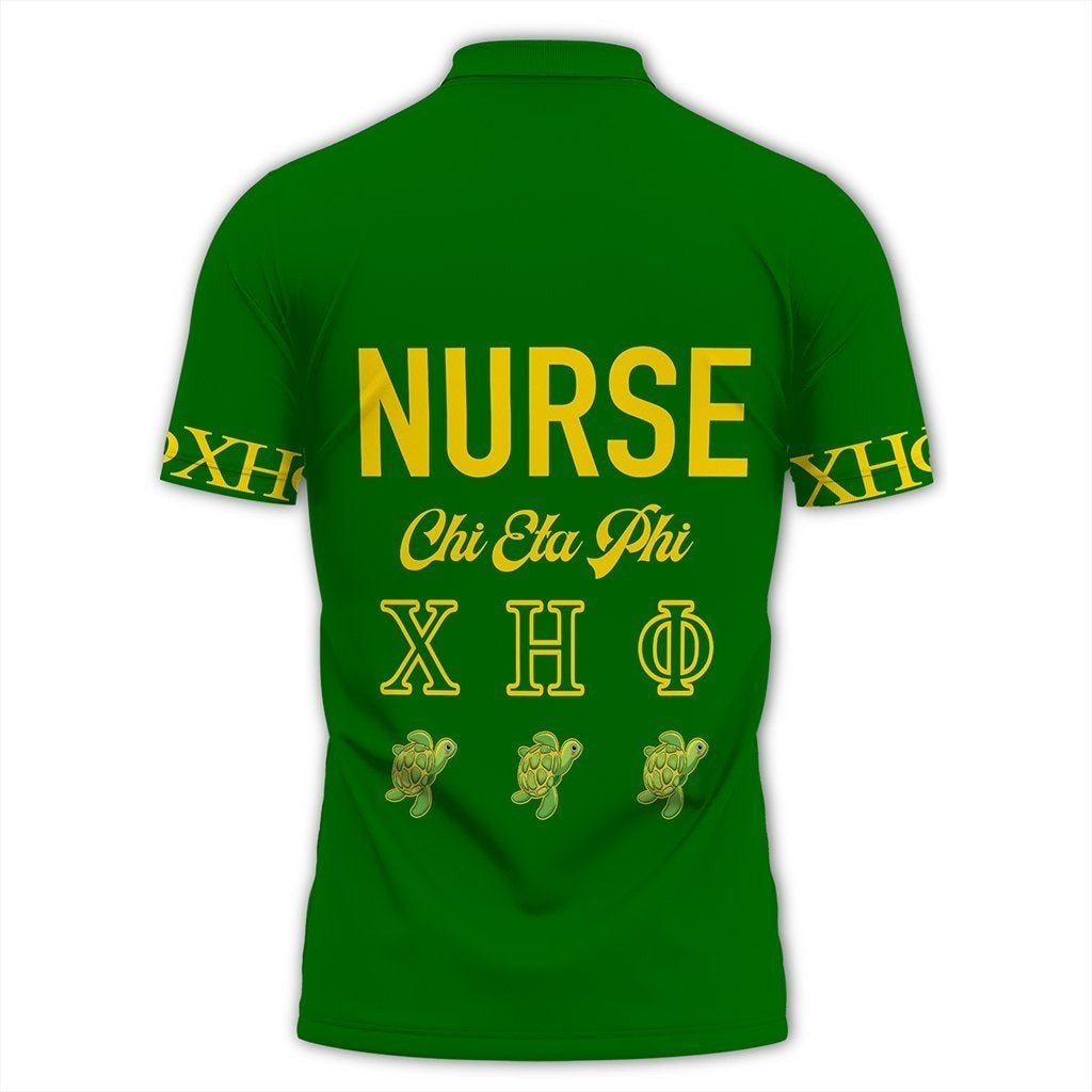 Sorority Polo - Green Chi Eta Phi Polo Shirt